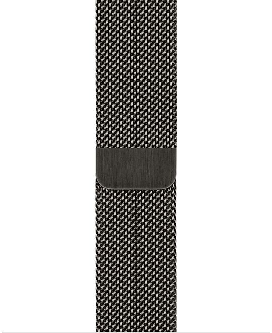 apple 44mm graphite milanese loop