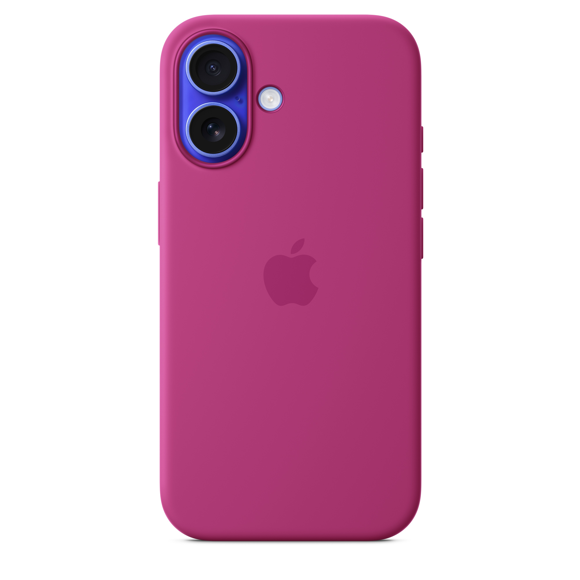 Apple iPhone 16 Plus Silicone Case with MagSafe Fuchsia