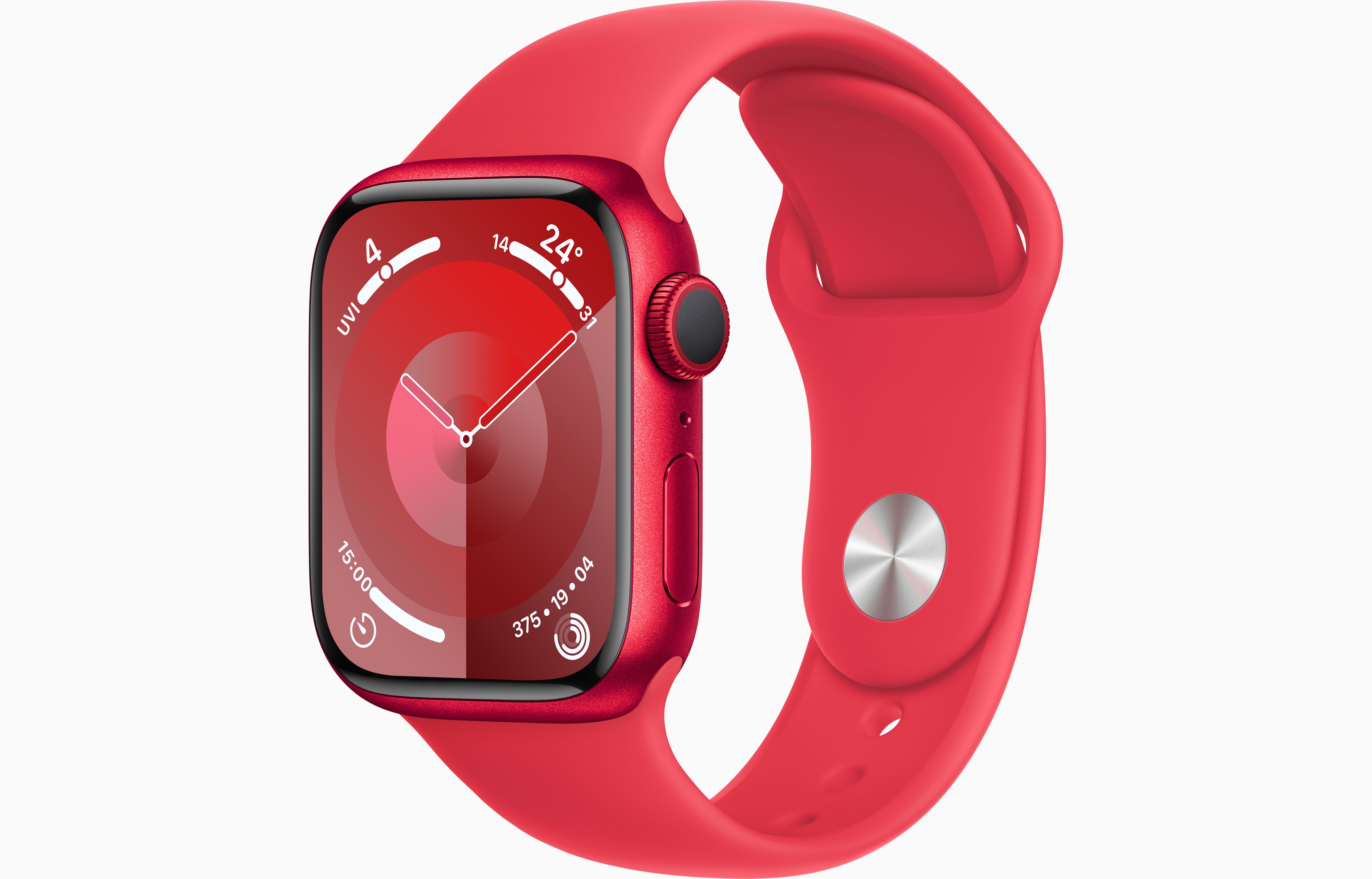 Apple Watch S9 GPS 41 mm Alu (PRODUCT)RED + RED Sport Band M/L