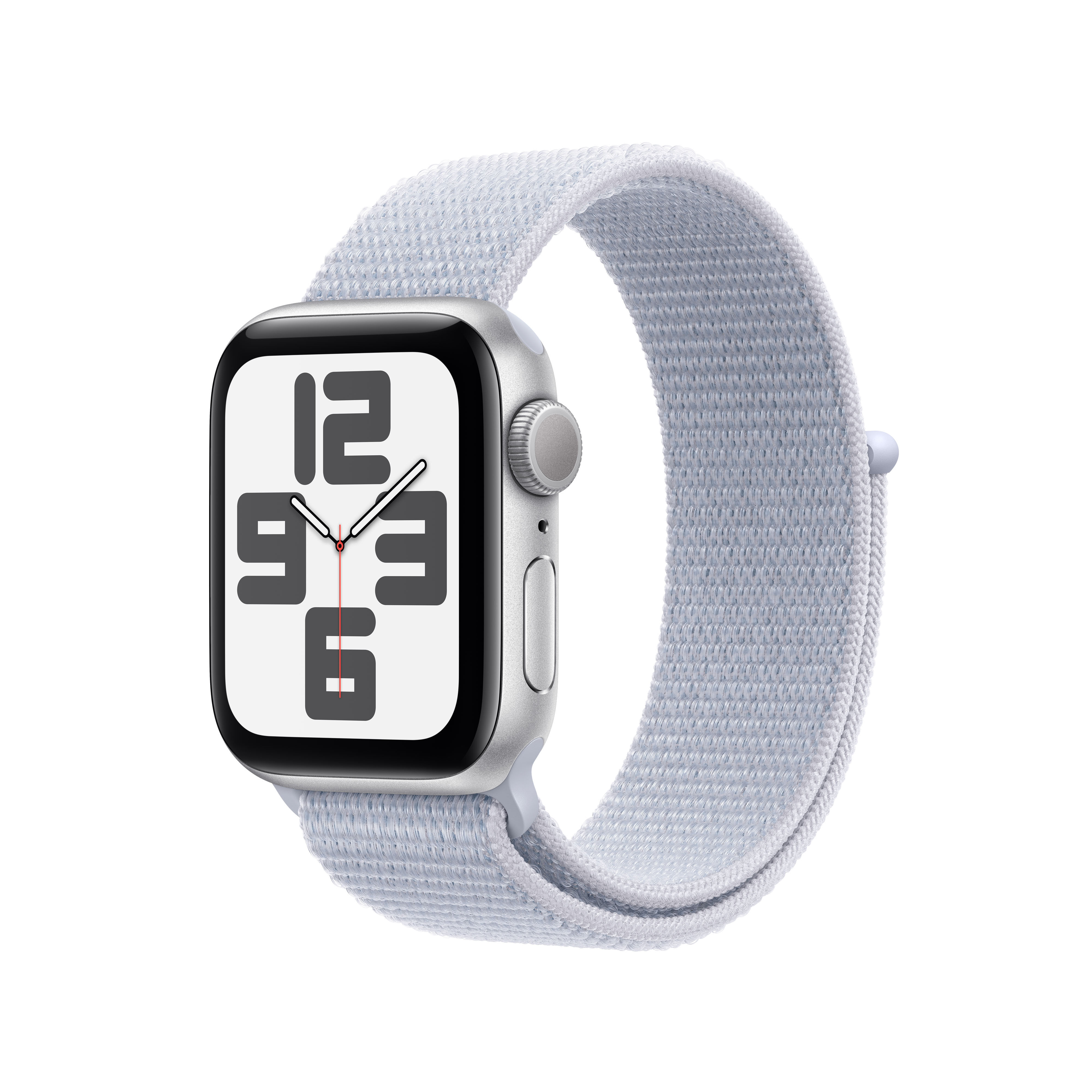 Apple Watch SE GPS 40mm Alu Silver Blue Cloud Sport Loop