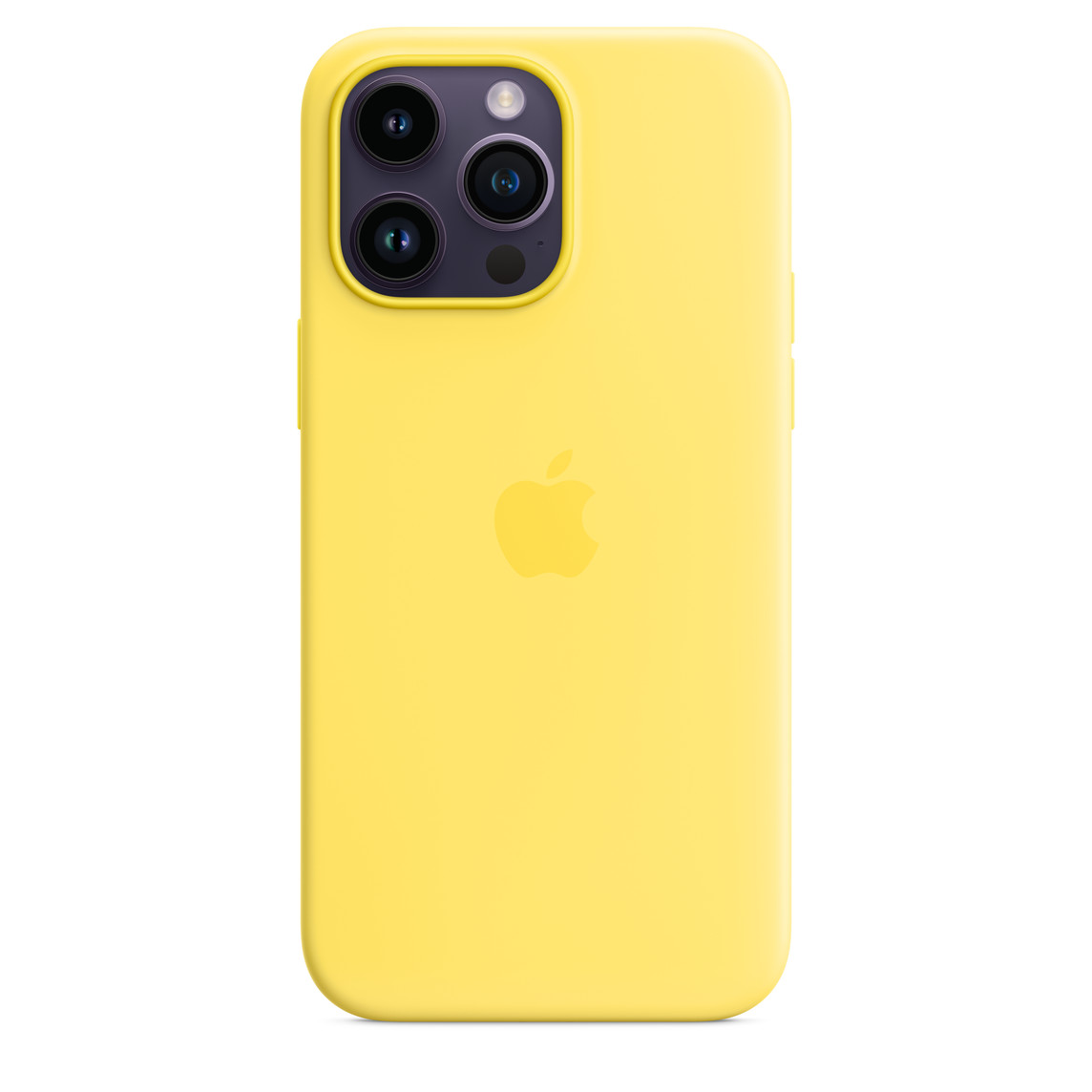 Apple iPhone 14 Pro Max Silicone Case w. MagSafe Canary Yellow