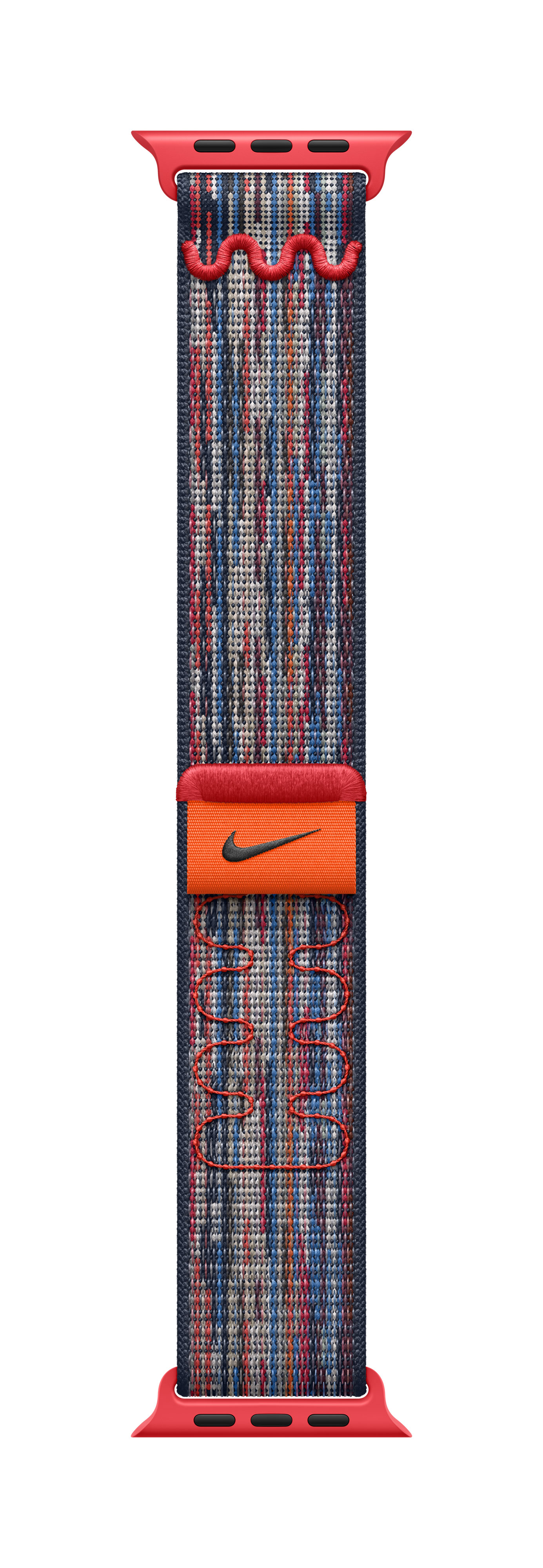 Apple 46mm Blue/Red Nike Sport Loop