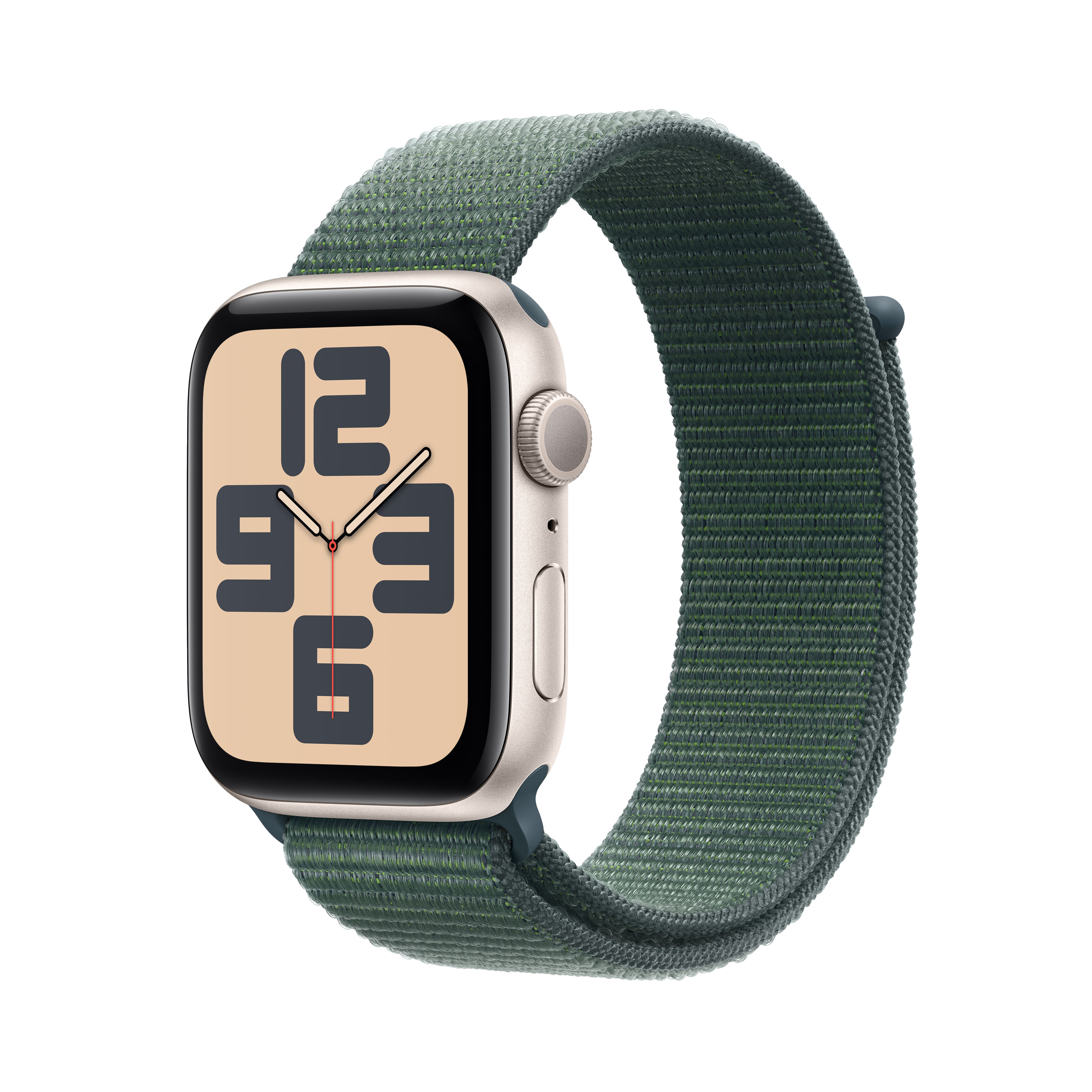 Apple Watch SE GPS 44mm Alu Starlight Lake Green Sp. Loop