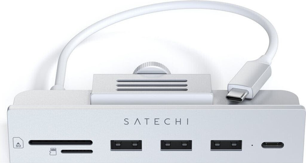 Satechi USB-C Clamp Hub für 24" iMac silber