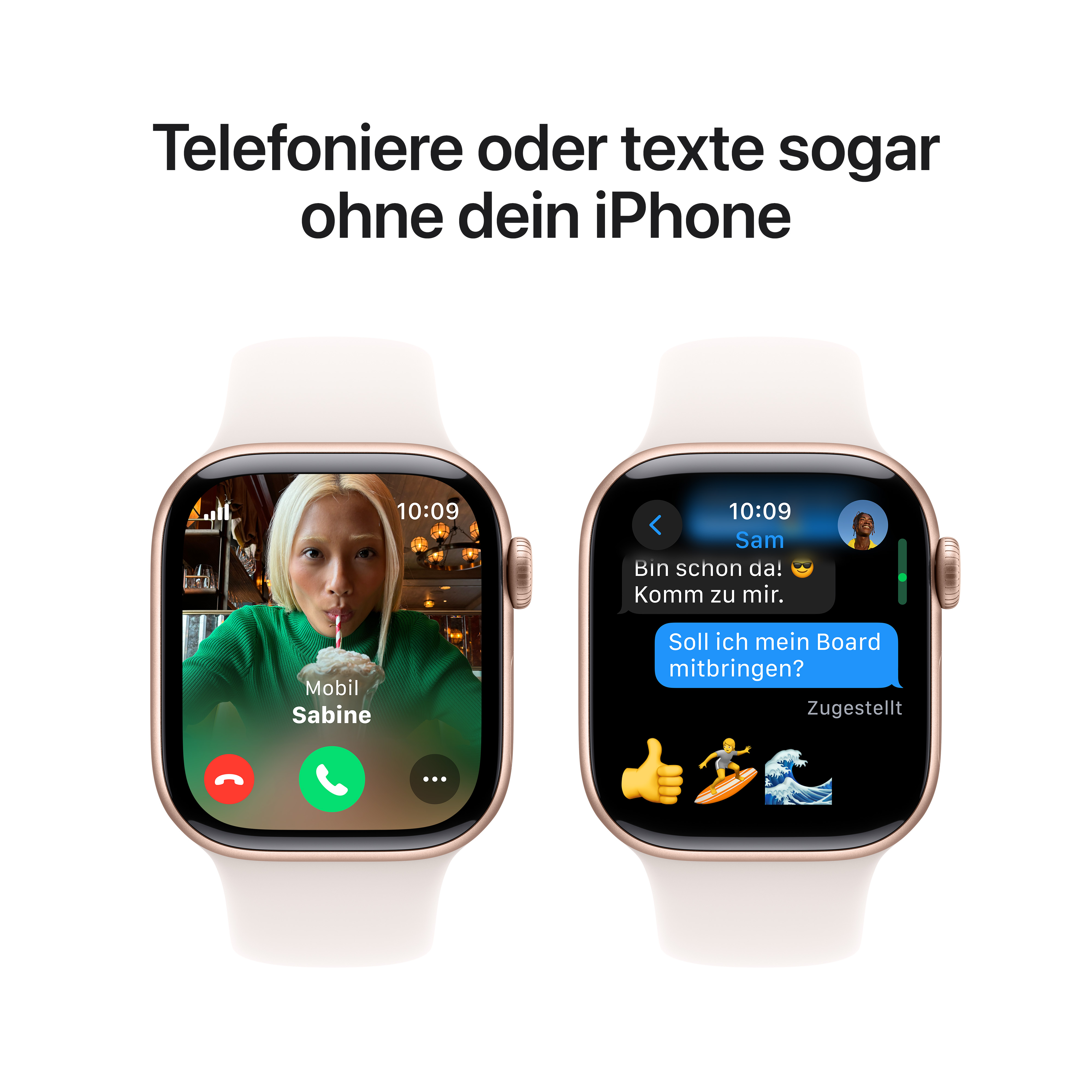 Apple Watch S10 Cel 42mm Alu Rose Gold Light Blush Sport Band M/L Apple Watch S10 Cel 42mm Alu Rose Gold Light Blush Sport Band M/L