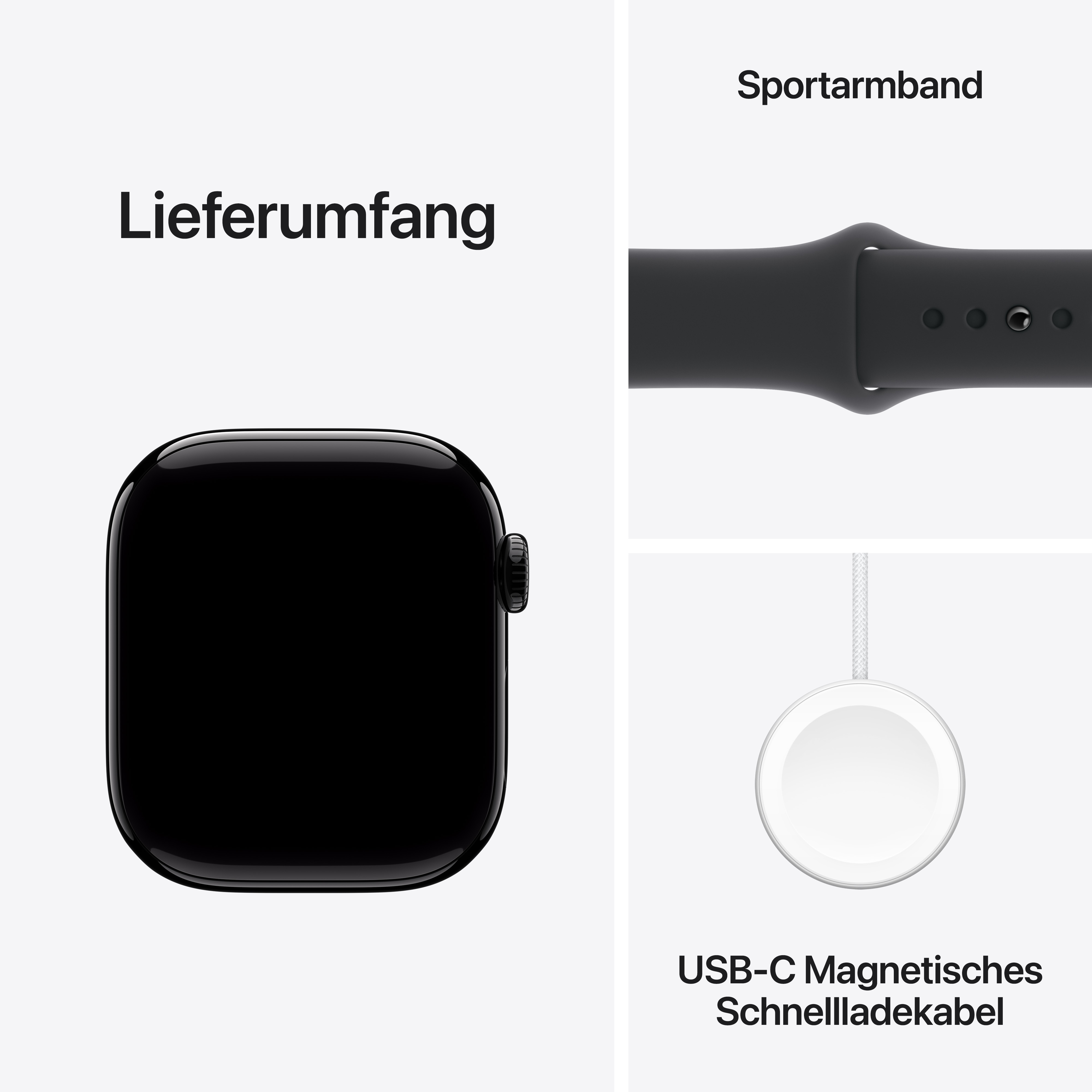 Apple Watch S10 GPS 42 mm Alu Jet Black Sport Band M/L Apple Watch S10 GPS 42 mm Alu Jet Black Sport Band M/L