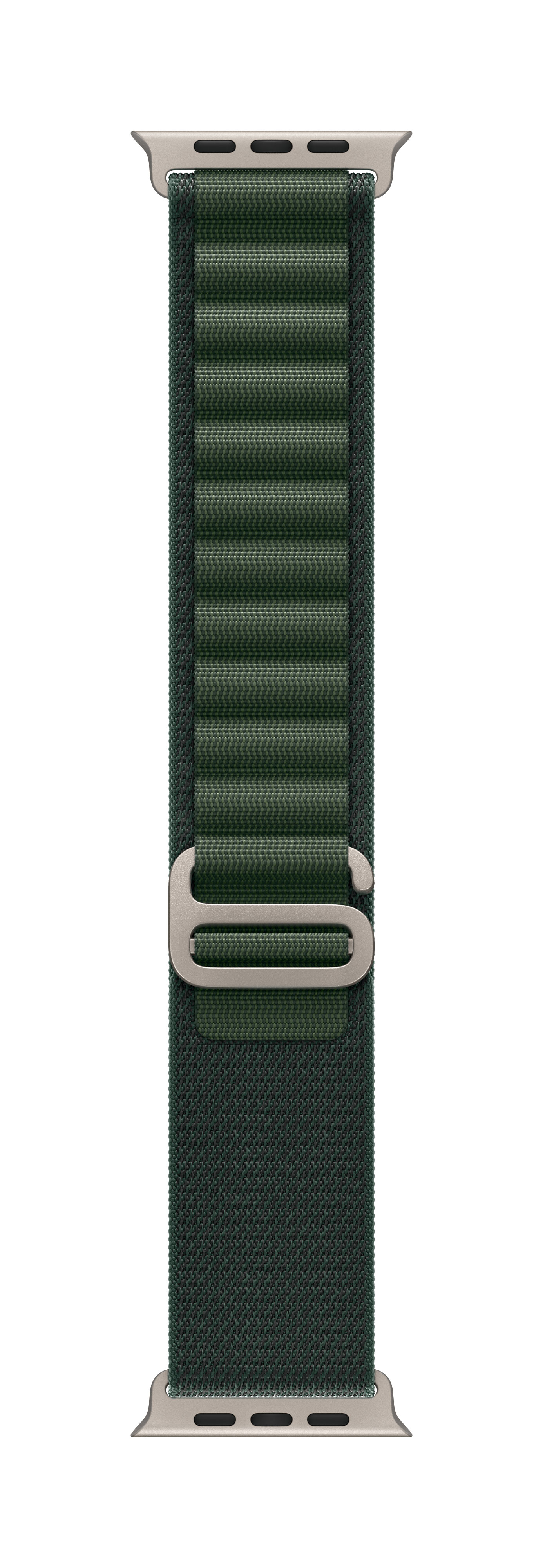 Apple 49mm Dark Green Alpine Loop Medium N-Titanium Finish