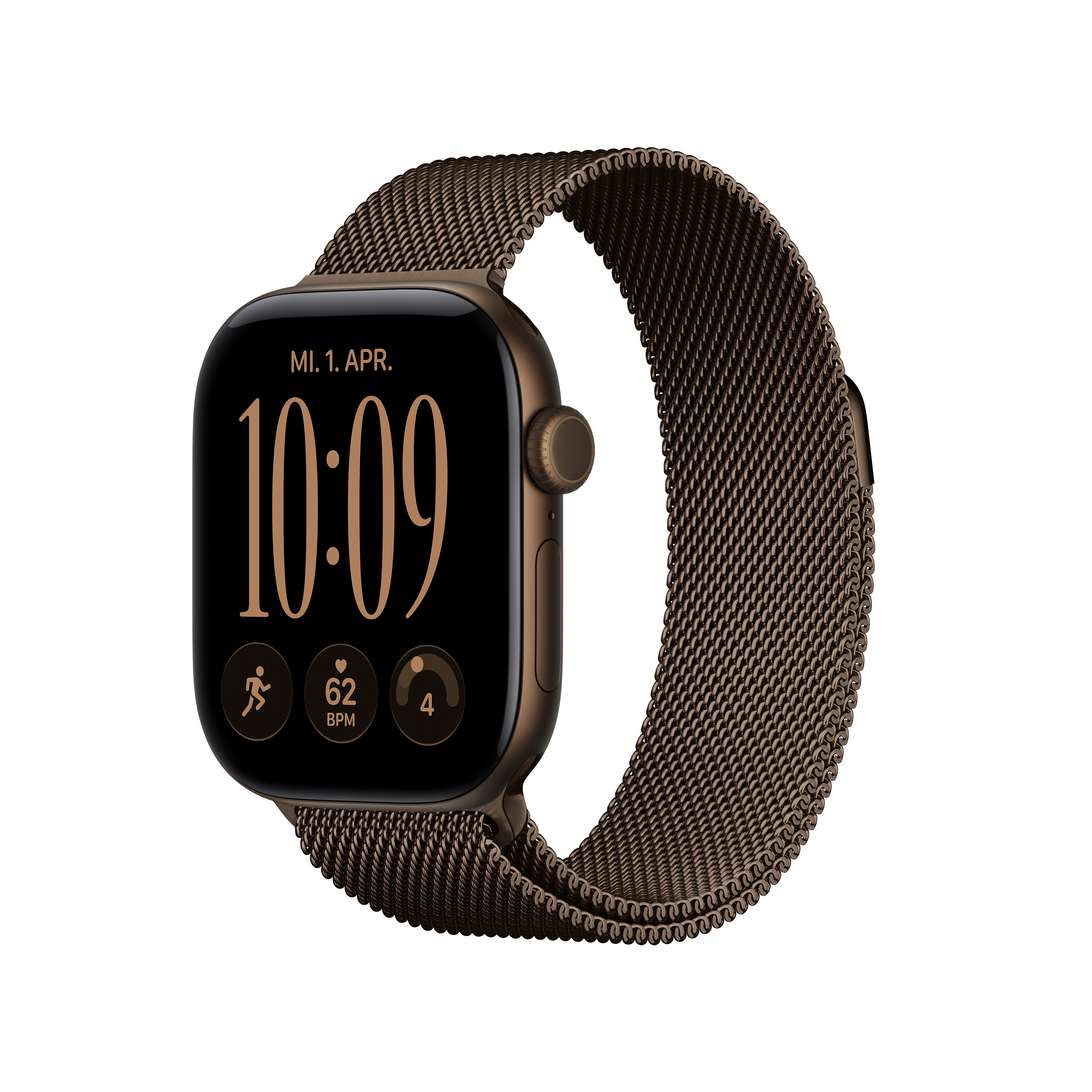 Apple Watch S12 GPS 42mm Dark Bronze Alu Case with Dark Bronze Milanese Loop