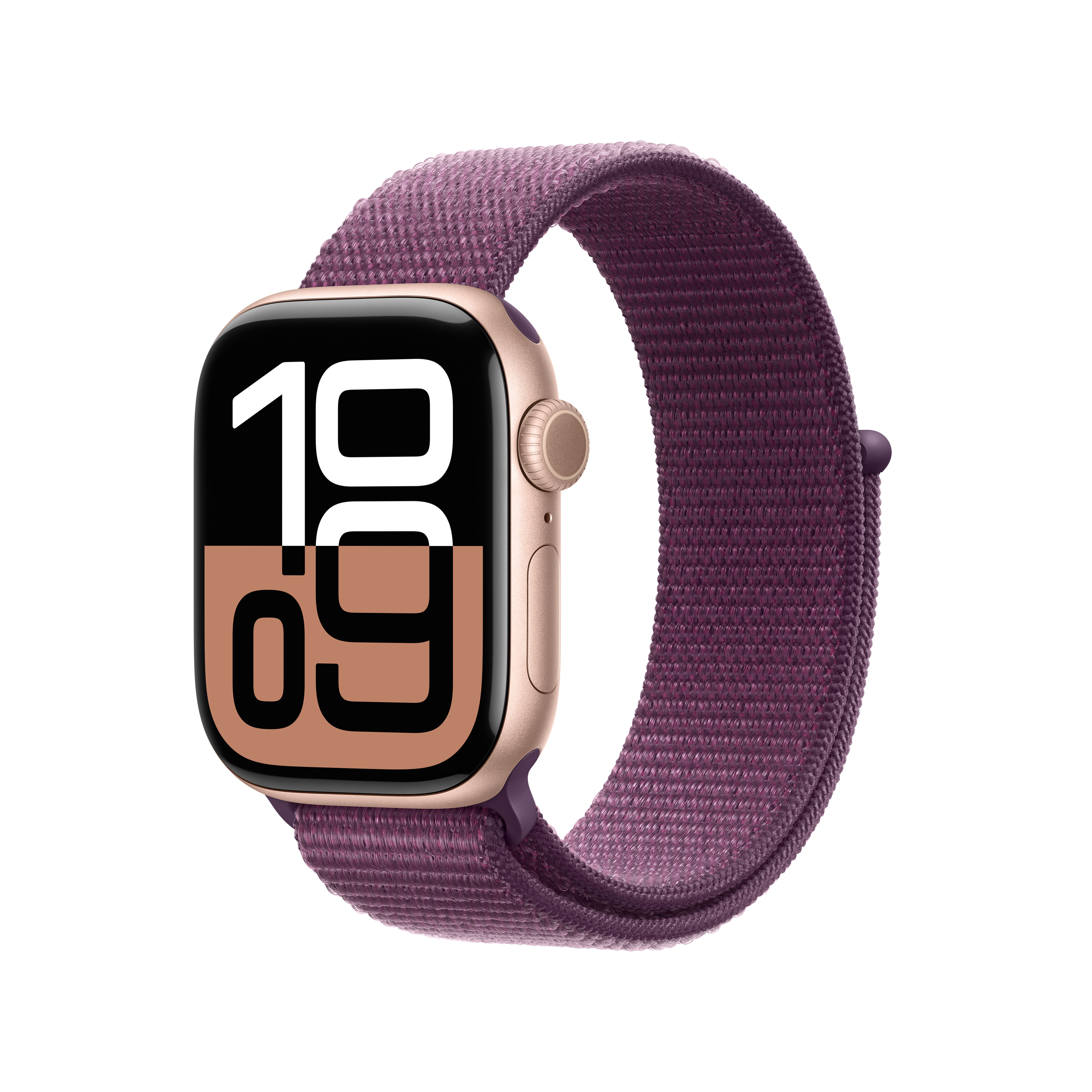 Apple Watch S10 GPS 42mm Alu Rose Gold Plum Sport Loop