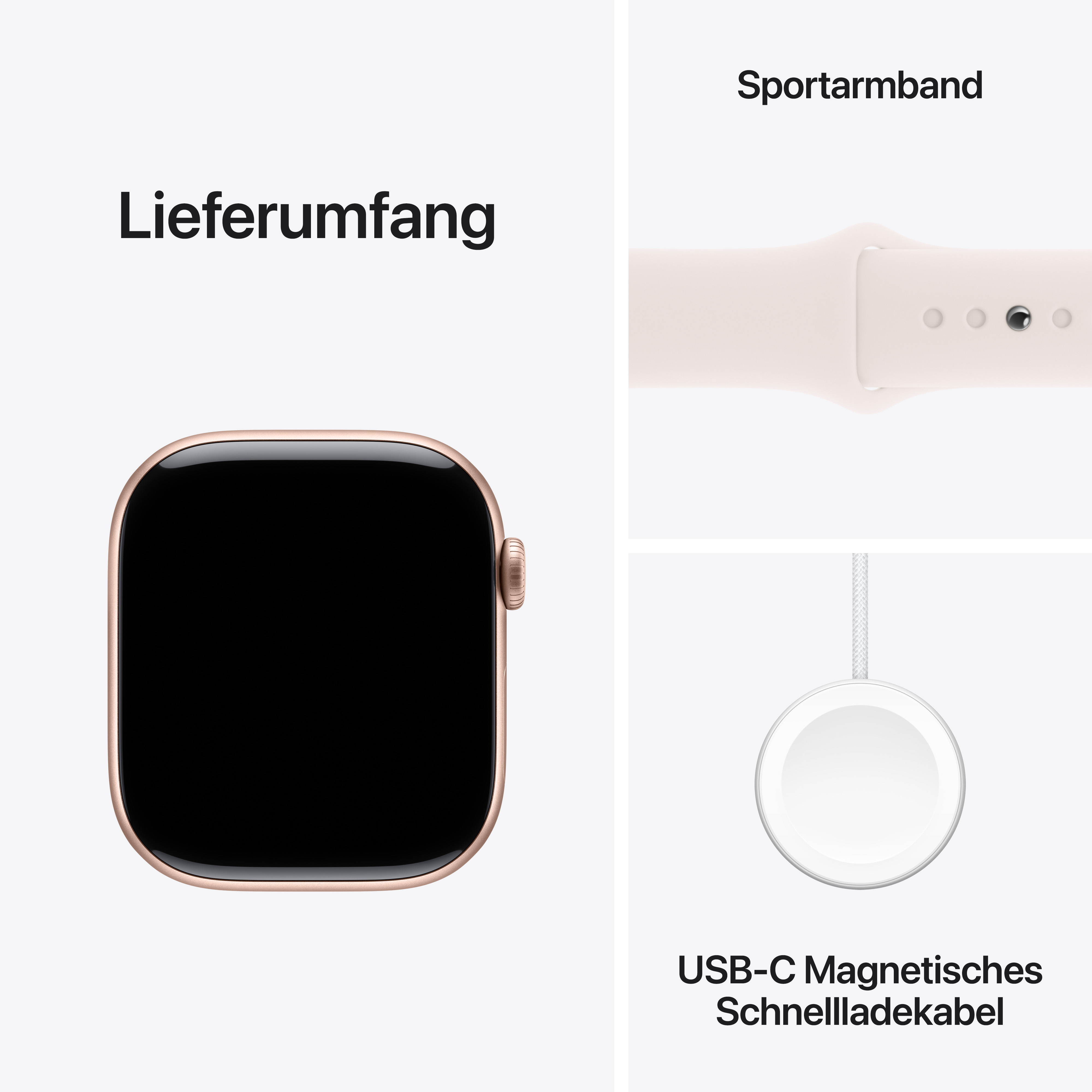 Apple Watch S10 Cel 46mm Alu Rose Gold Light Blush Sport Band M/L Apple Watch S10 Cel 46mm Alu Rose Gold Light Blush Sport Band M/L