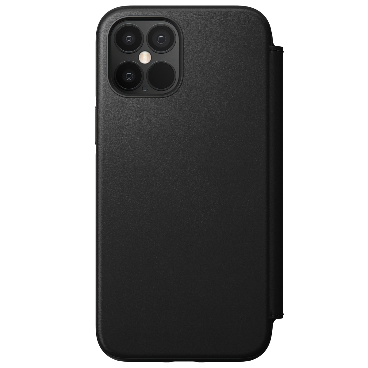 Nomad Rugged Folio Case Black Leather für iPhone 12 Pro Max