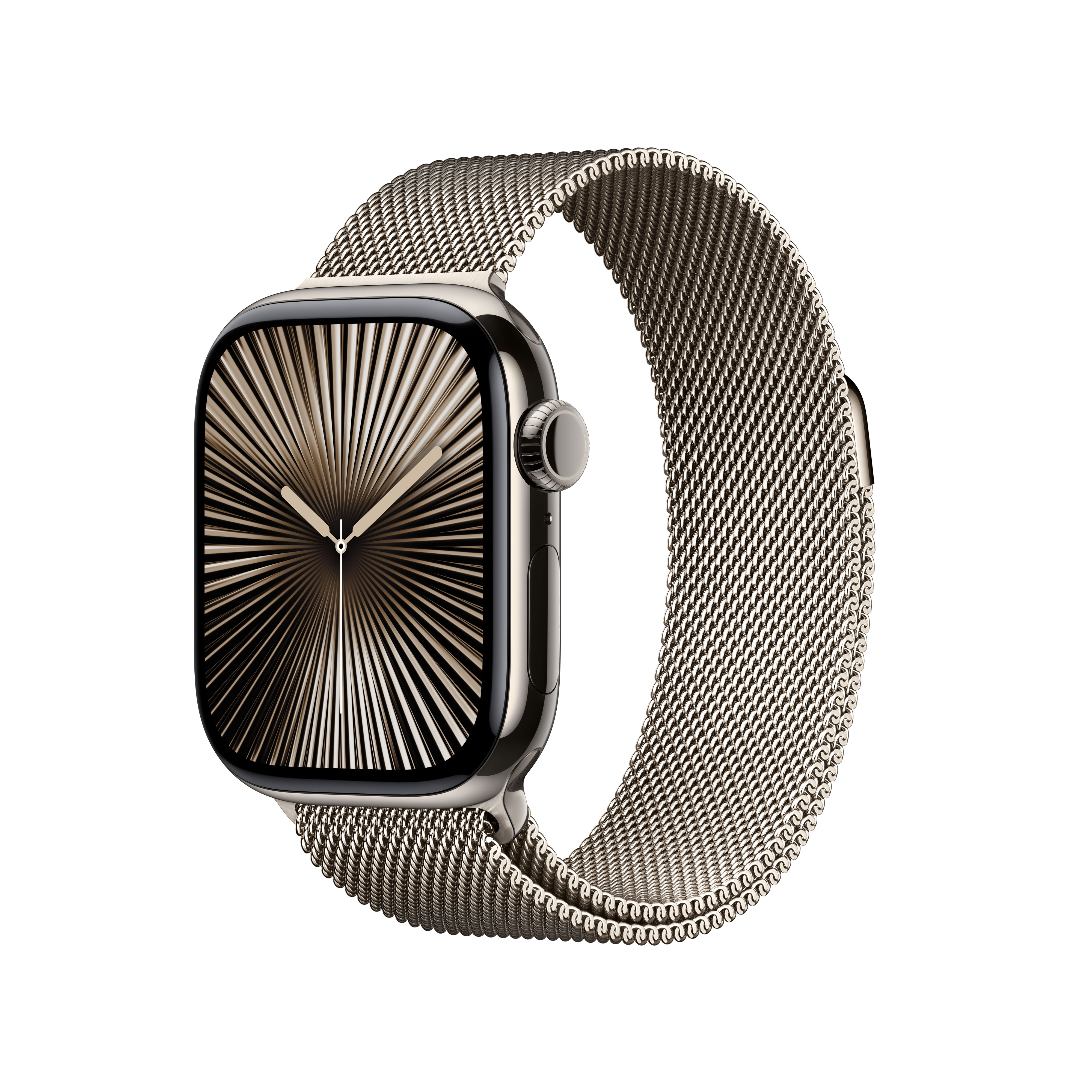 Apple Watch S10 Cel 42 mm Natural Titan Milanese Loop