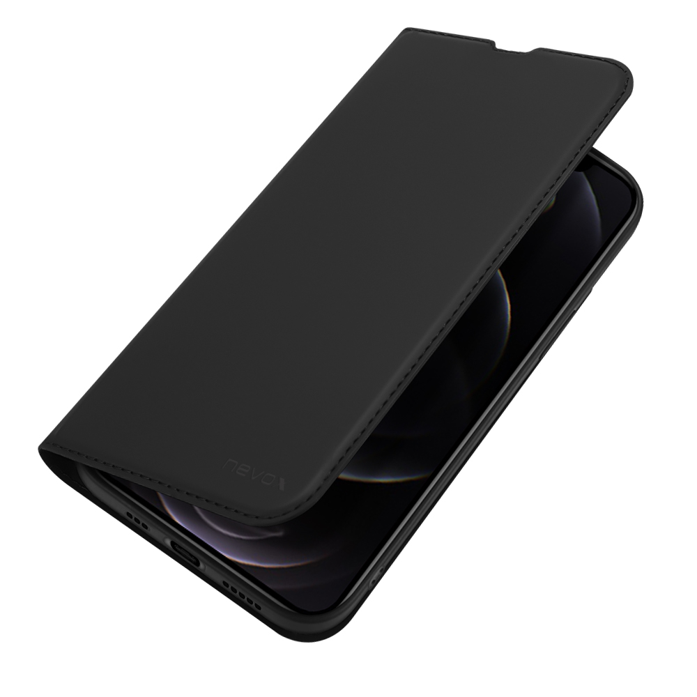 Nevox Vario Series iPhone 13 Pro Booktasche schwarz