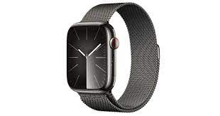 Apple Watch S9 CEL 41 mm Steel Graphite + Graphite Milanese Loop