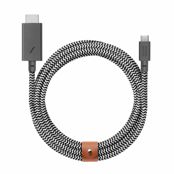 Native Union Belt Cable USB-C to HDMI 3 m Zebra