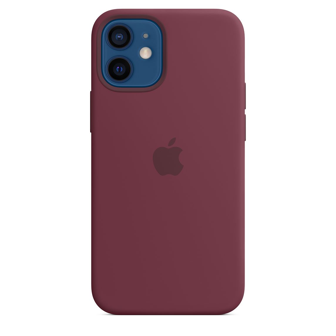 Apple iPhone 12 mini Silicone Case with MagSafe Plum