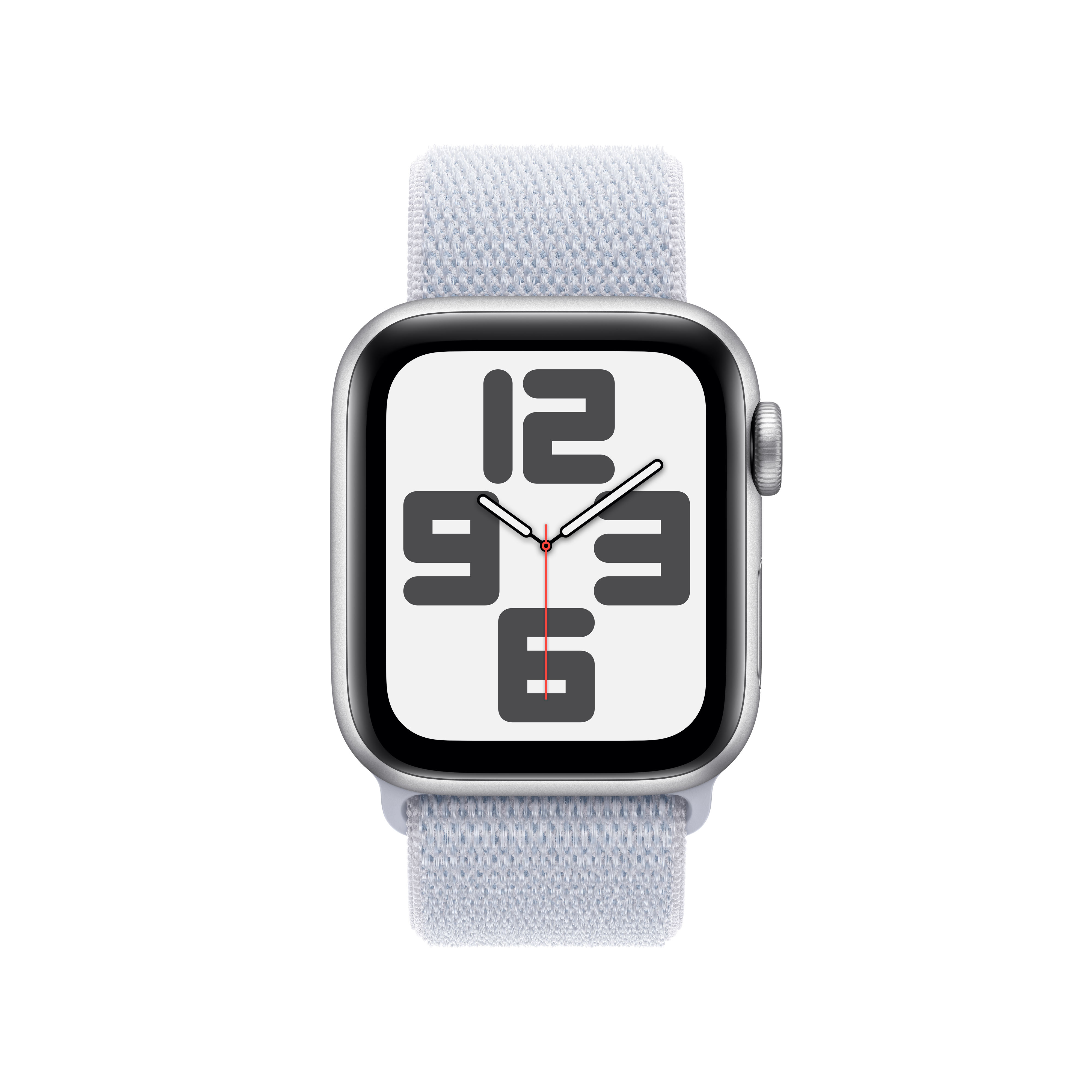 Apple Watch SE GPS 40mm Alu Silver Blue Cloud Sport Loop