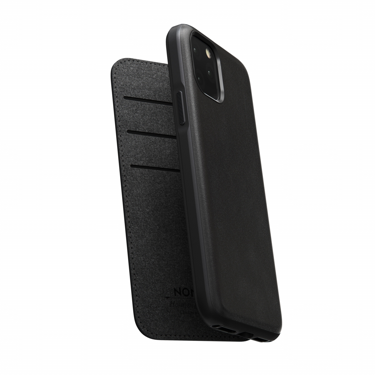 Nomad Folio Leather Rugged Black iPhone 11 Pro
