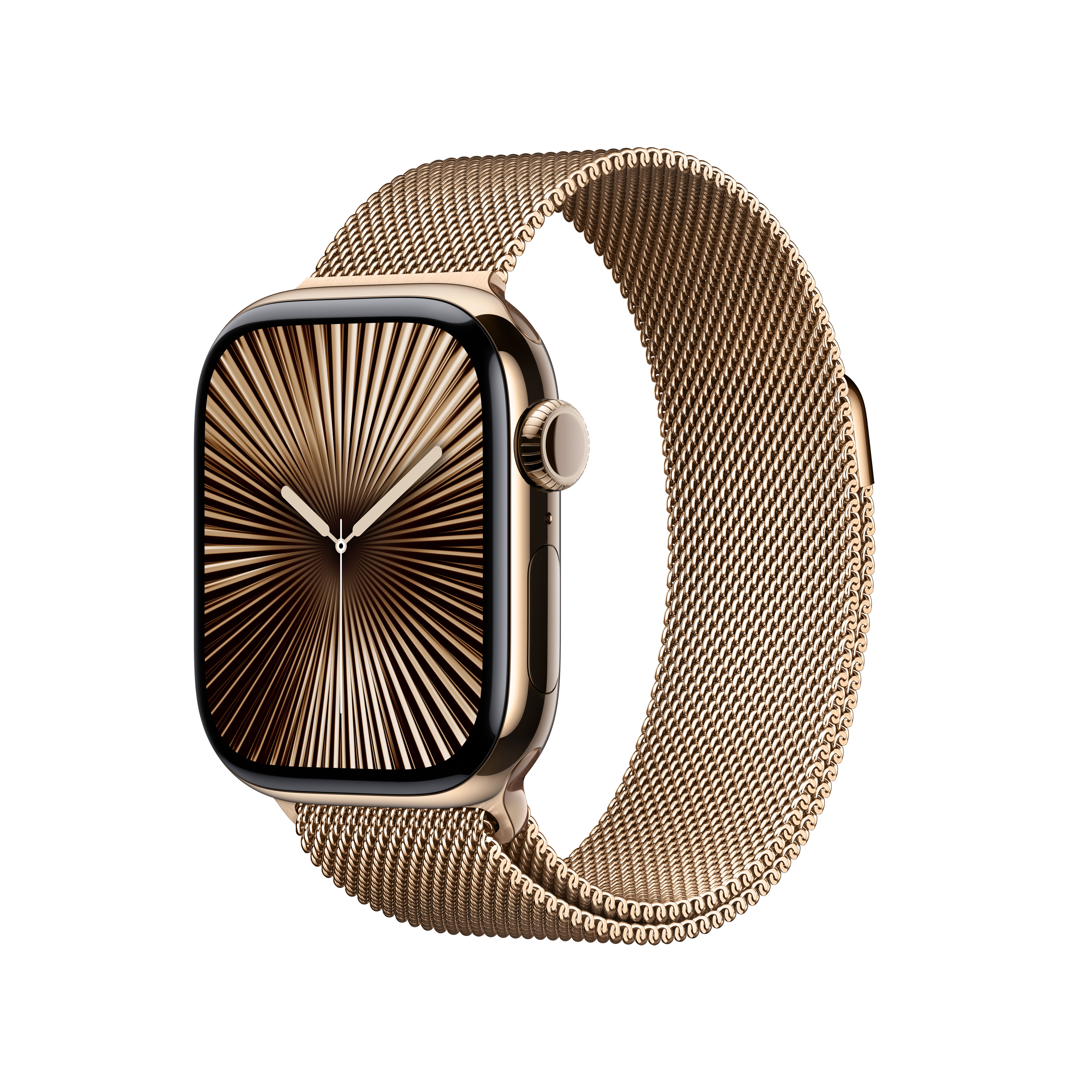 Apple Watch S10 Cel 42mm Gold Titan Gold Milanese Loop