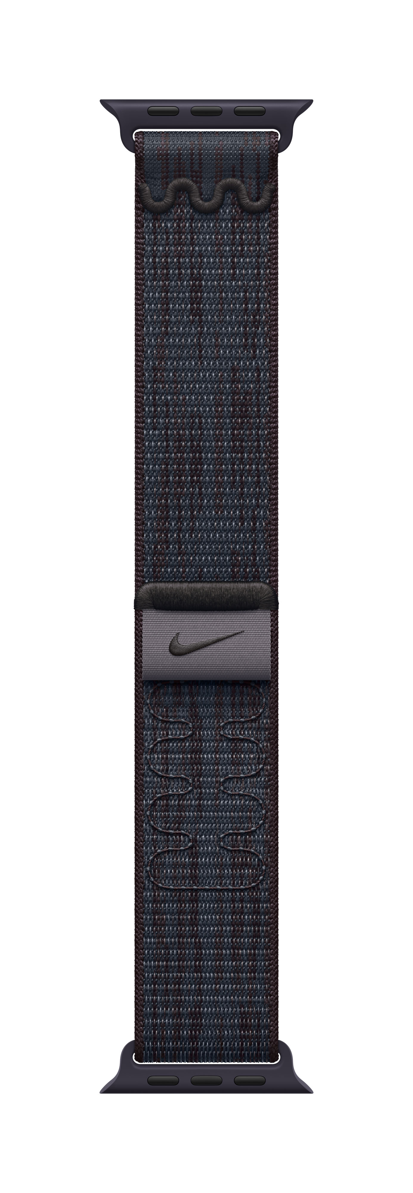 Apple 46 mm Black/Blue Nike Sport Loop
