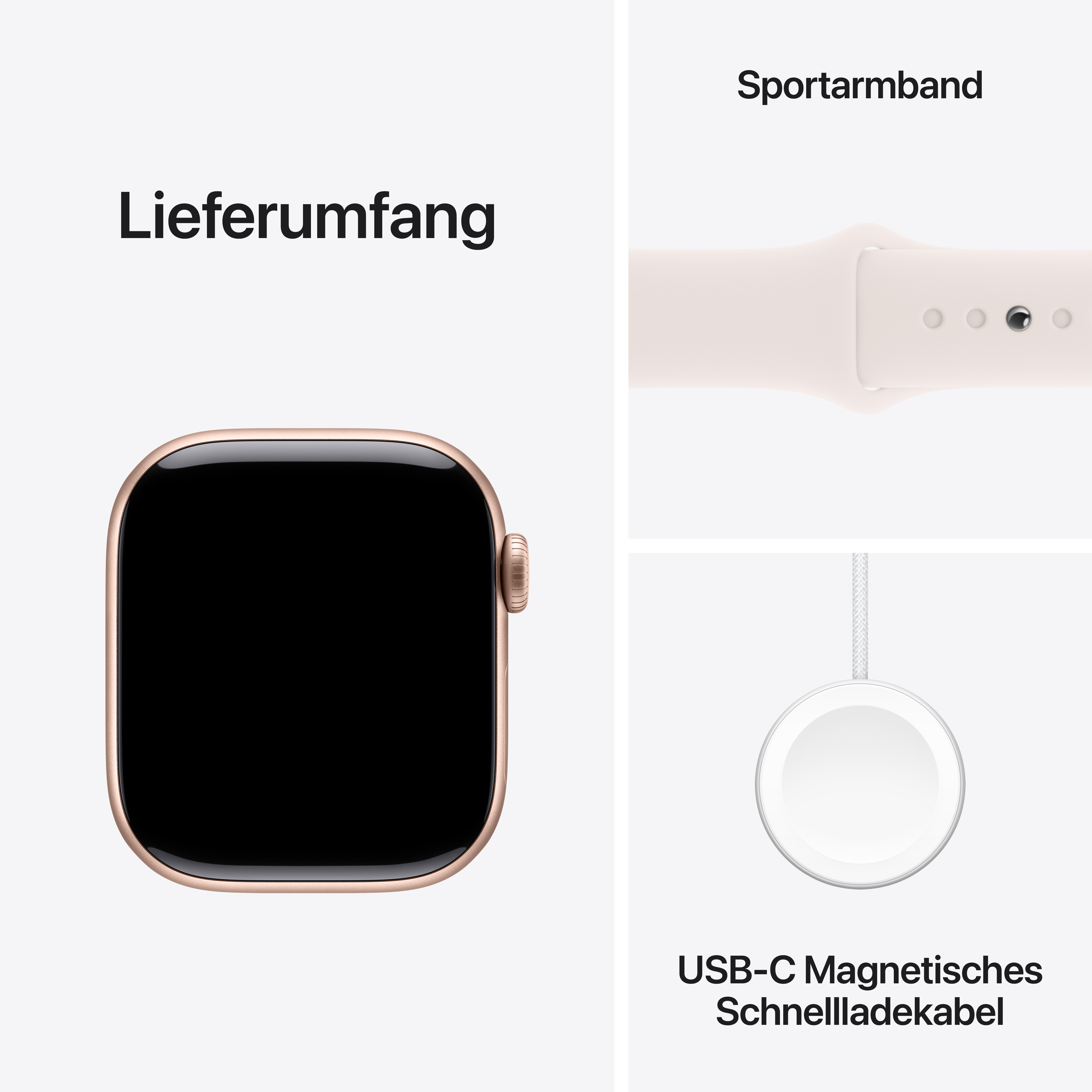 Apple Watch S10 Cel 42mm Alu Rose Gold Light Blush Sport Band M/L Apple Watch S10 Cel 42mm Alu Rose Gold Light Blush Sport Band M/L