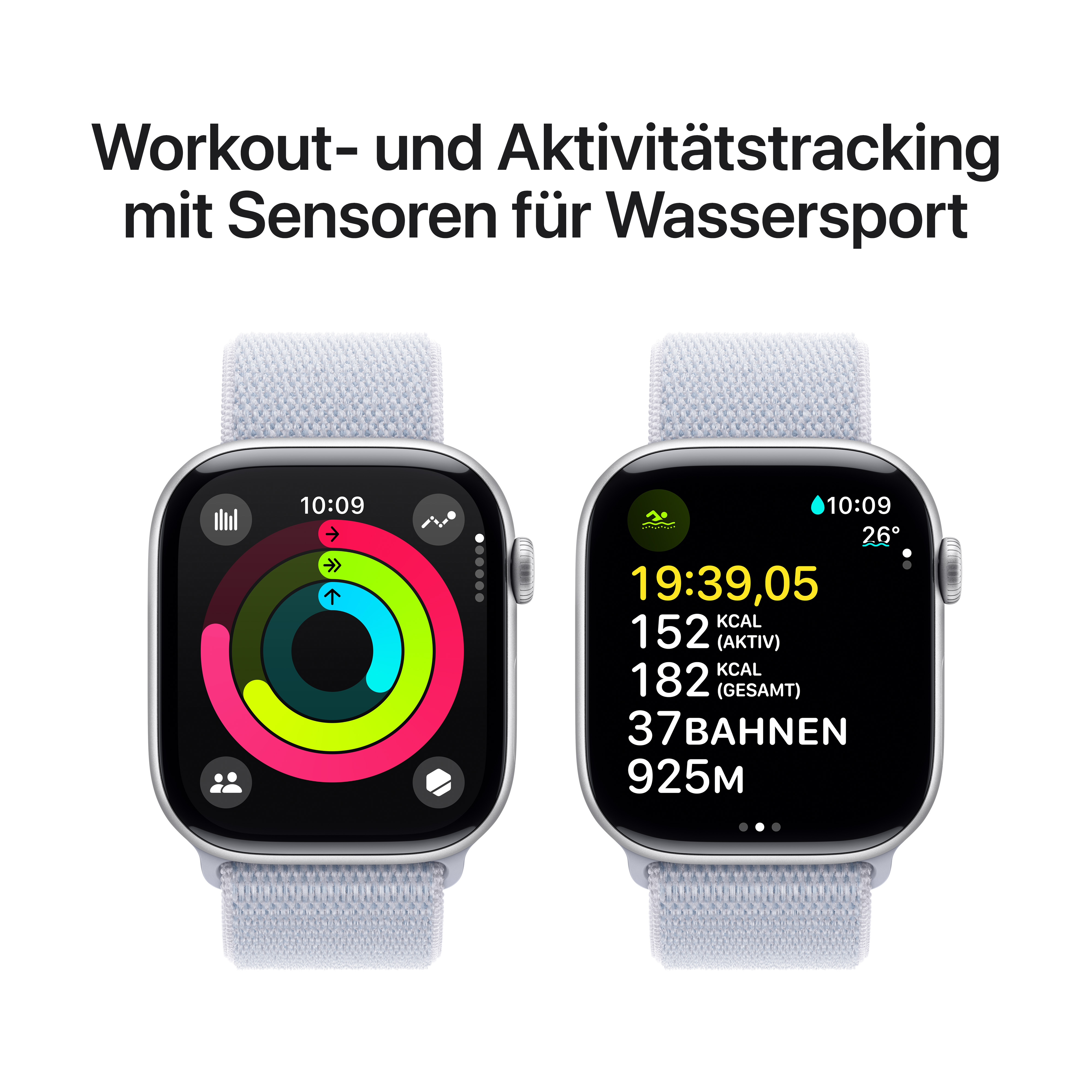 Apple Watch S10 Cel 46mm Alu Silver Blue Cloud Sport Loop Apple Watch S10 Cel 46mm Alu Silver Blue Cloud Sport Loop