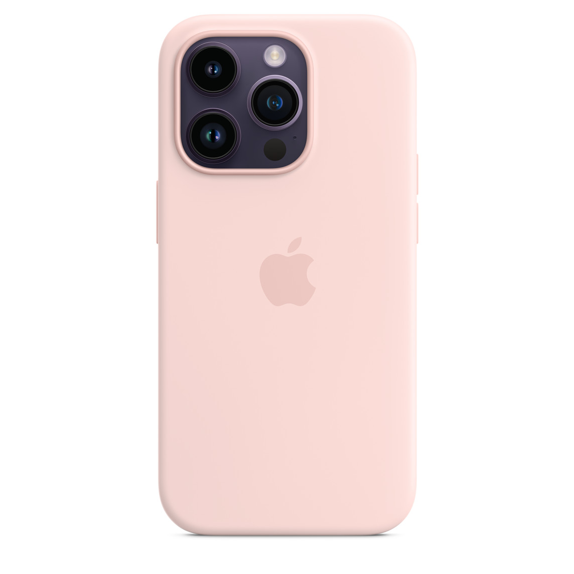Apple iPhone 14 Pro Silicone Case with MagSafe Chalk Pink