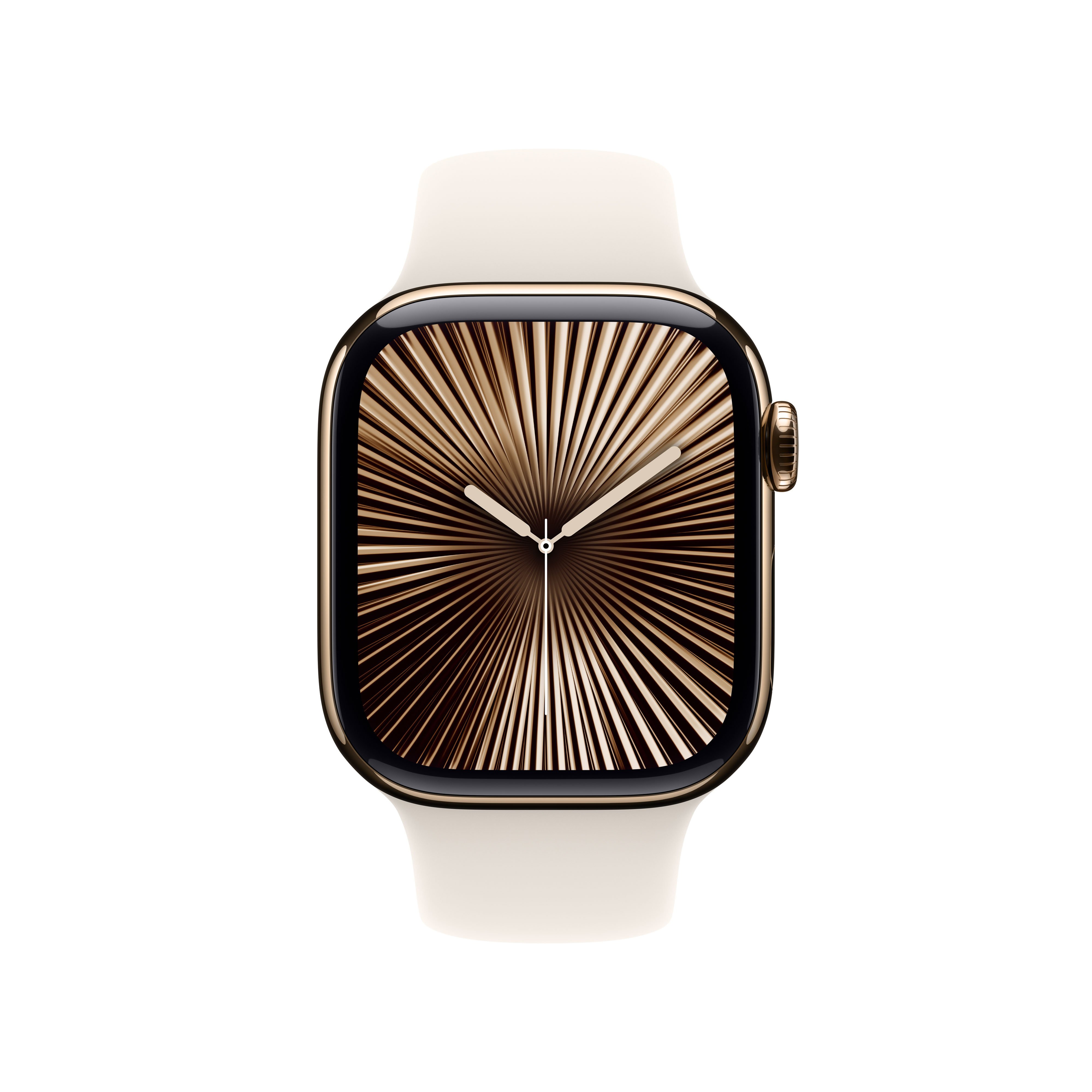 Apple Watch S10 Cel 42mm Gold Titan Starlight Sport Band S/M Apple Watch S10 Cel 42mm Gold Titan Starlight Sport Band S/M