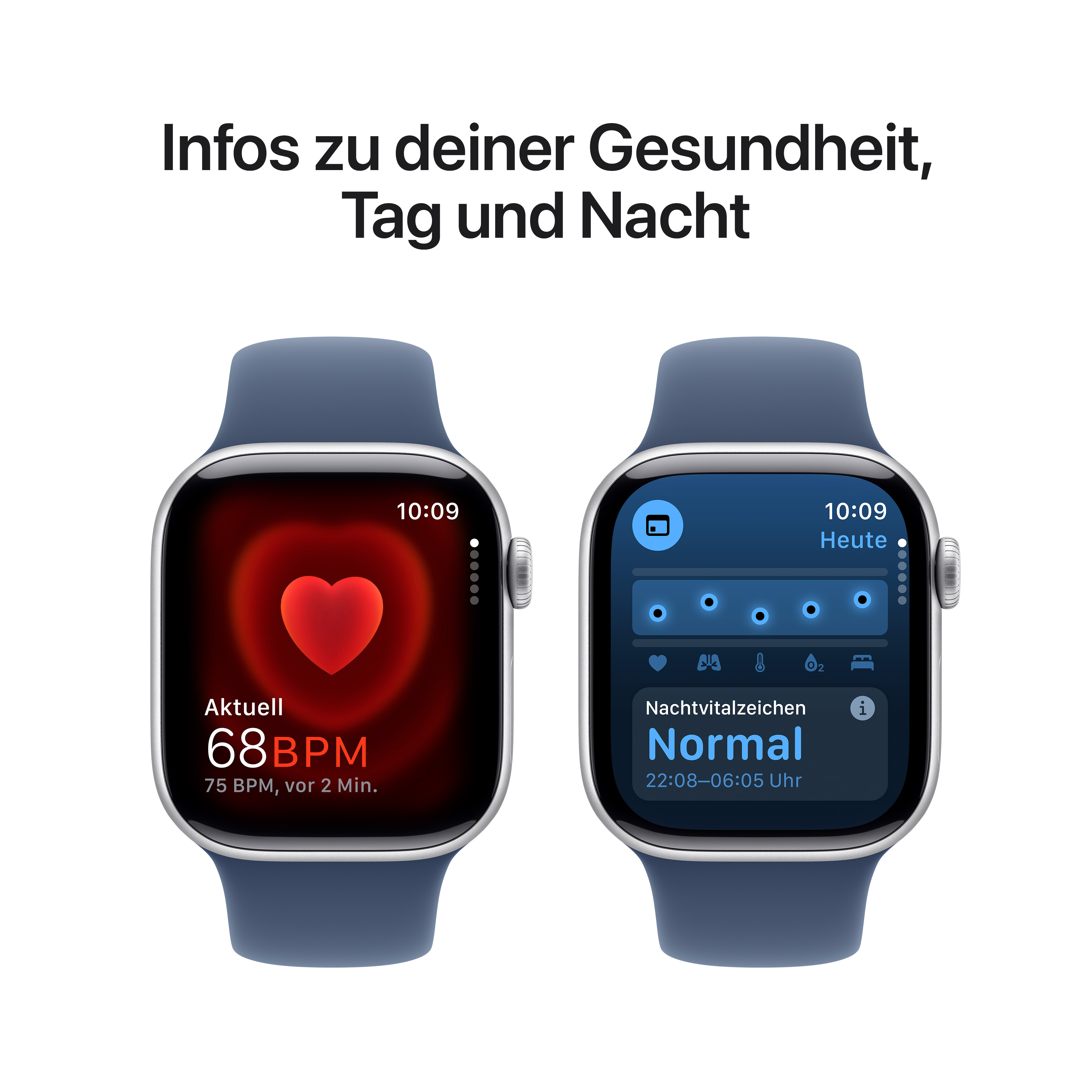 Apple Watch S10 Cel 42mm Alu Silver Denim Sport Band M/L Apple Watch S10 Cel 42mm Alu Silver Denim Sport Band M/L