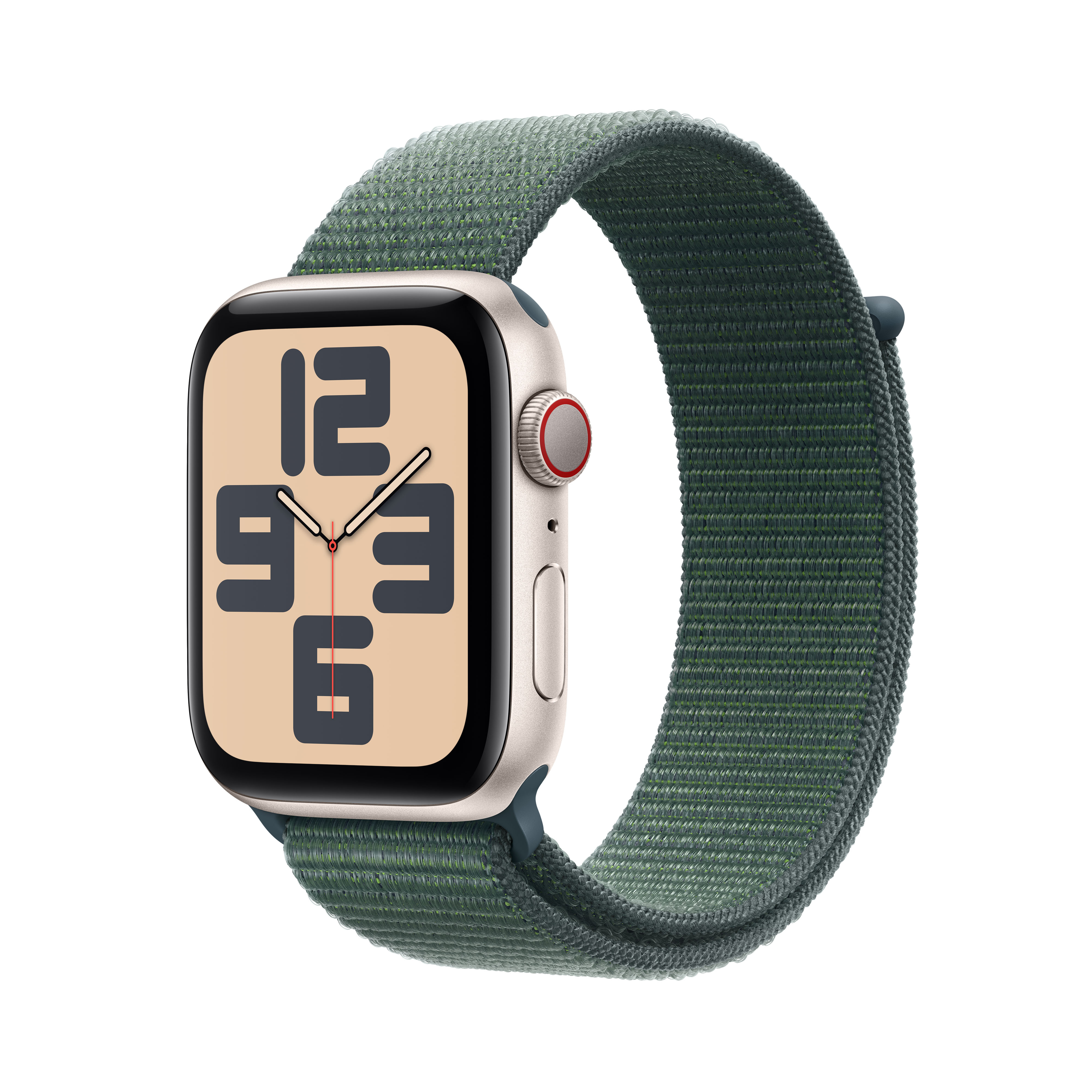 Apple Watch SE Cel 44mm Alu Starlight Lake Green Sp. Loop