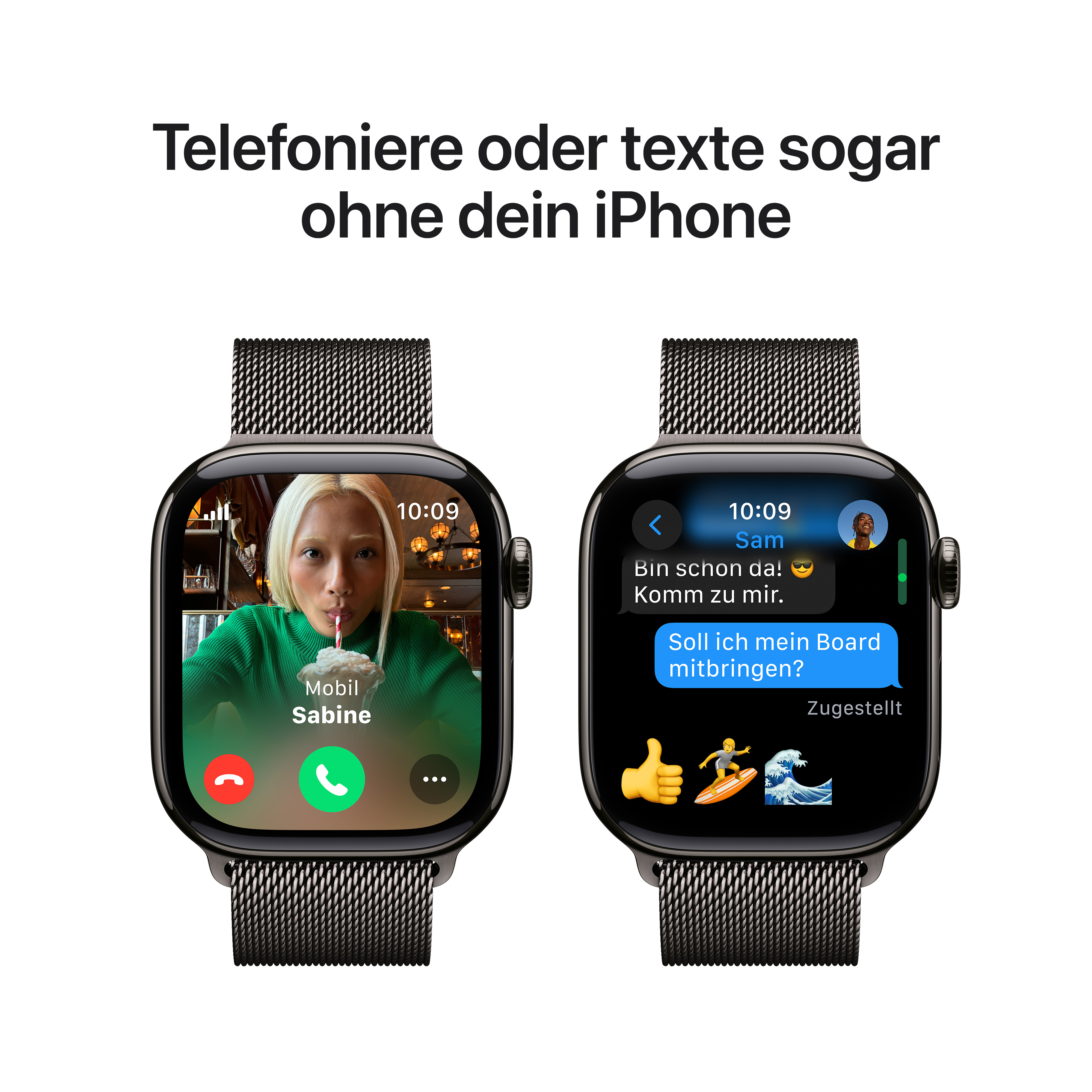 Apple Watch S10 Cel 42mm Slate Titan Slate Milanese Loop Apple Watch S10 Cel 42mm Slate Titan Slate Milanese Loop