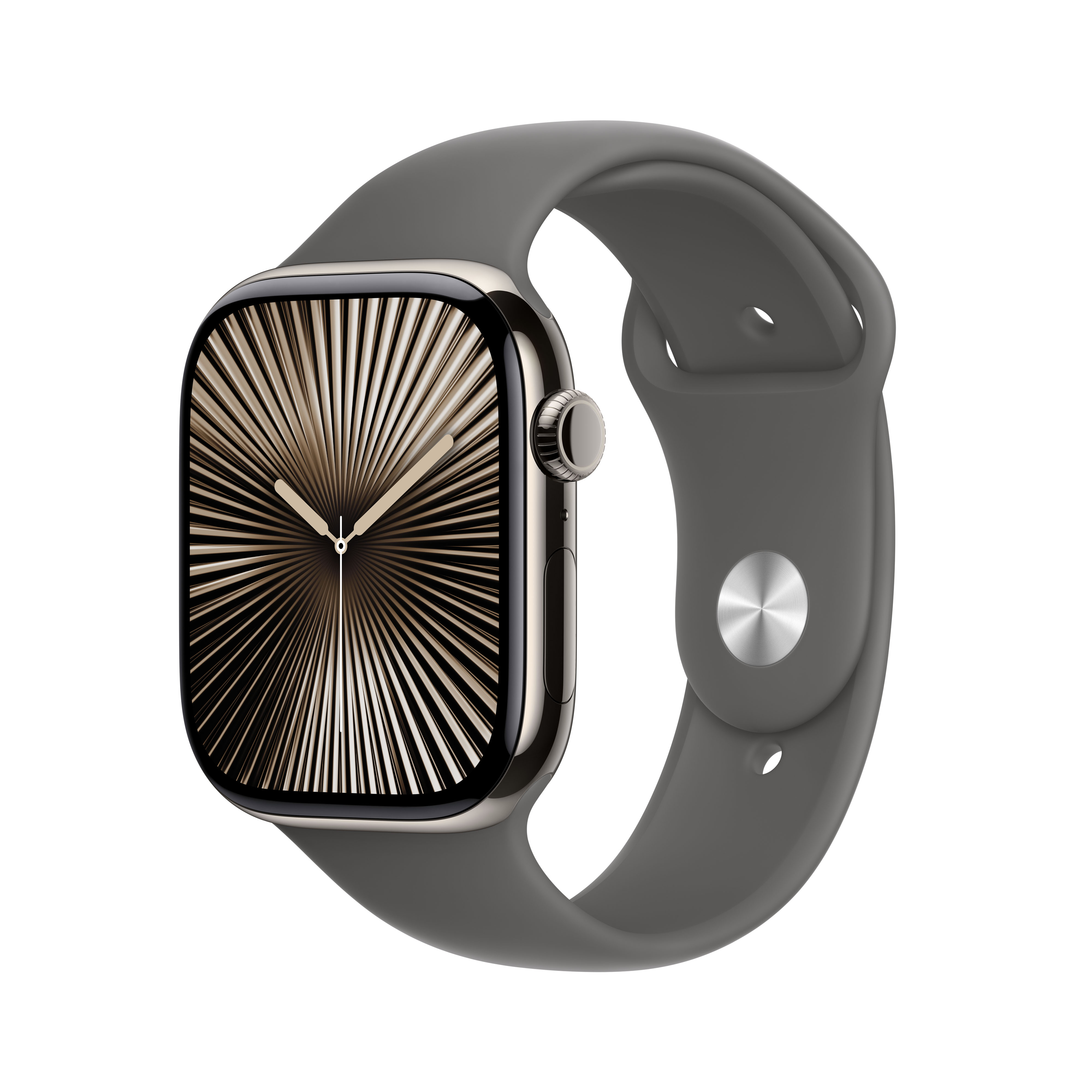 Apple Watch S10 Cel 46mm Natural Titan Stone Grey Sport Band M/L Apple Watch S10 Cel 46mm Natural Titan Stone Grey Sport Band M/L