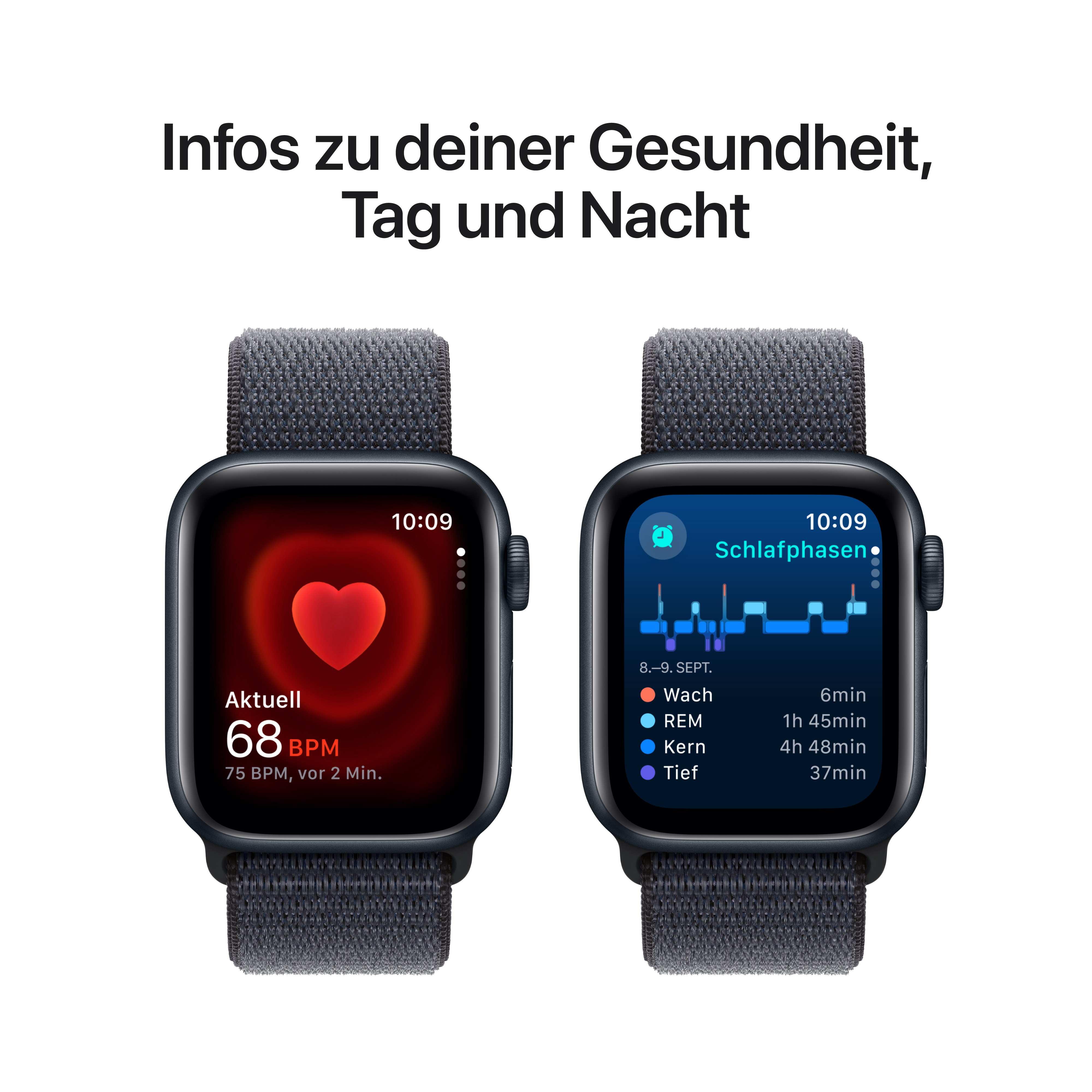 Apple Watch SE Cel 40 mm Alu Midnight Ink Sport Loop