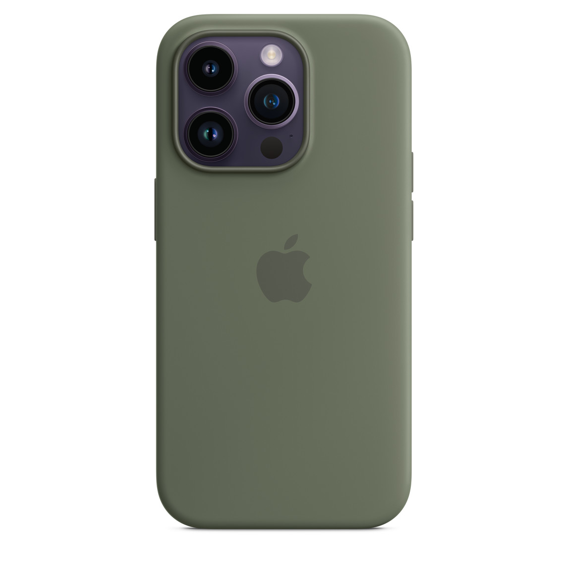 Apple iPhone 14 Pro Silicone Case with MagSafe Olive