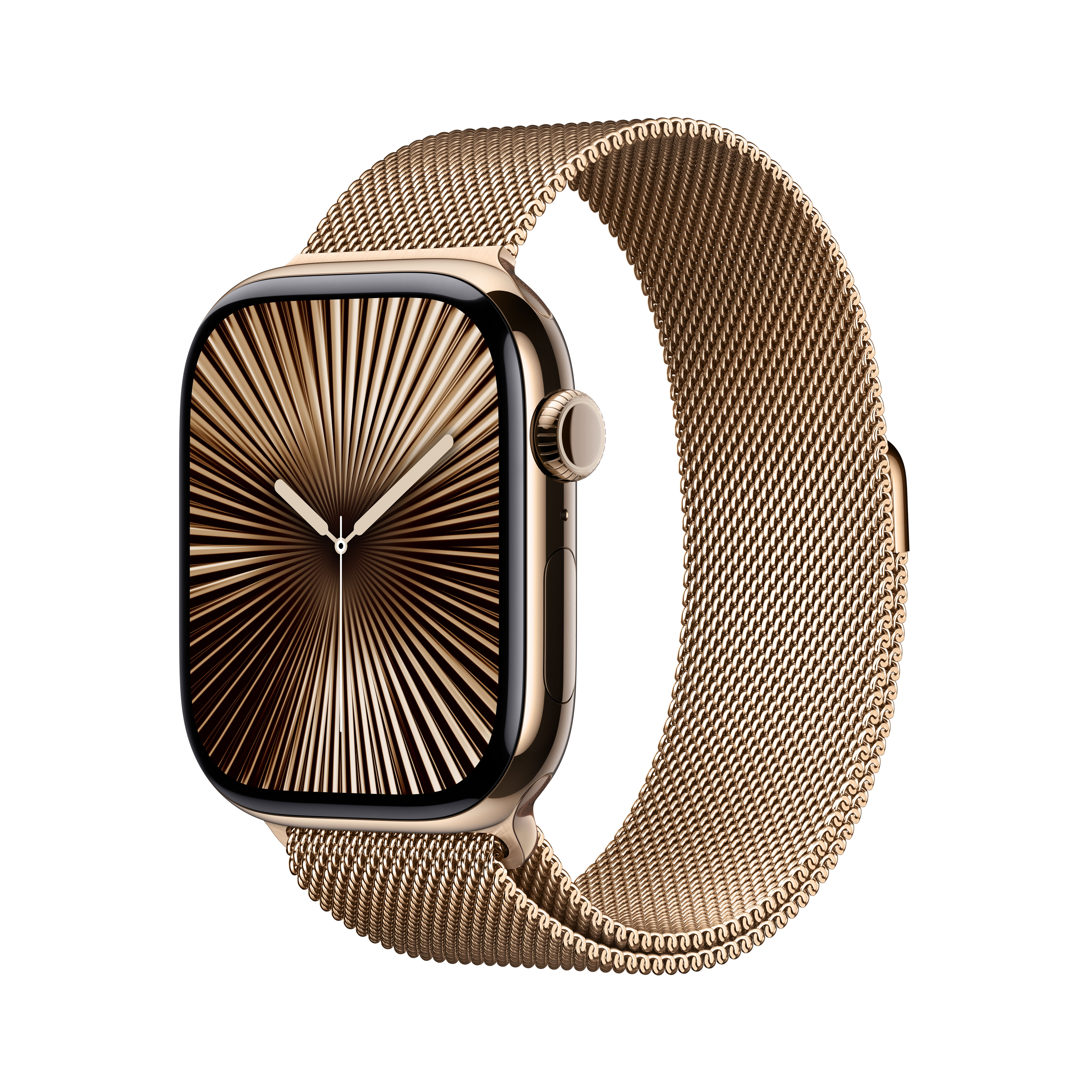 Apple Watch S10 Cel 46mm Gold Titan Gold Milanese Loop M/L
