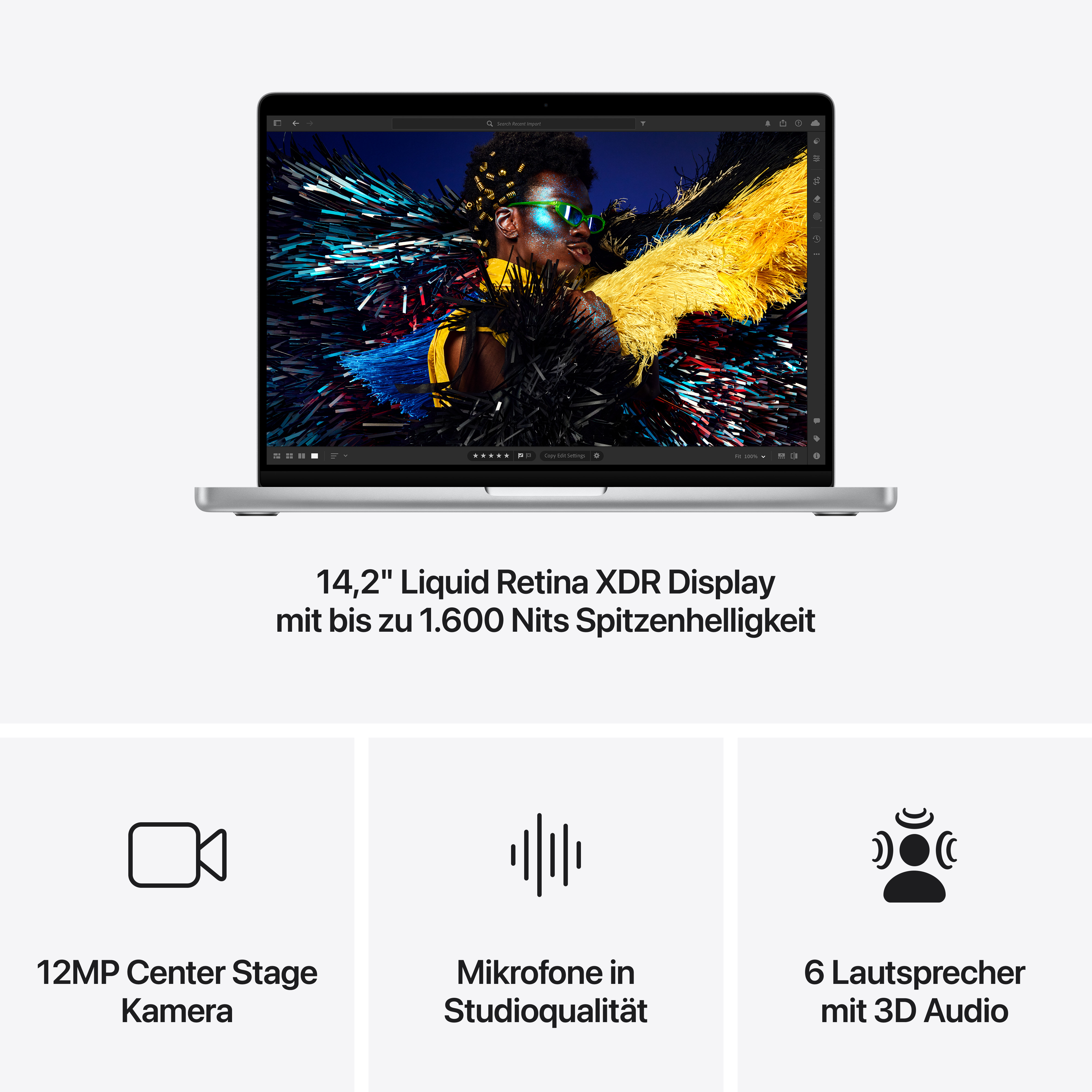 Apple MacBook Pro 14" M4 Pro 12C/16C 24GB/512GB SSD/Silver Apple MacBook Pro 14" M4 Pro 12C/16C 24GB/512GB SSD/Silver