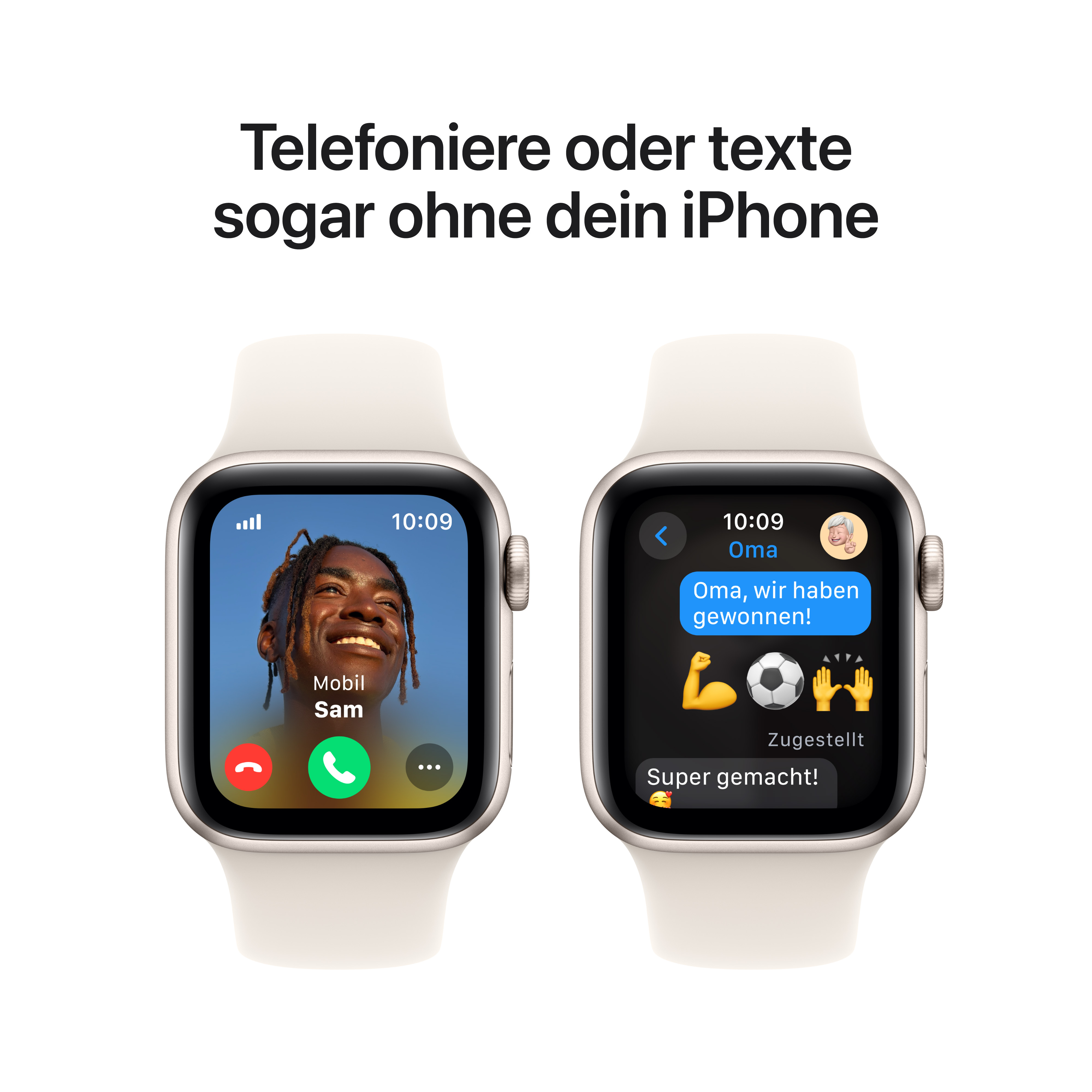 Apple Watch SE Cel 40mm Alu Starlight Sport Band M/L