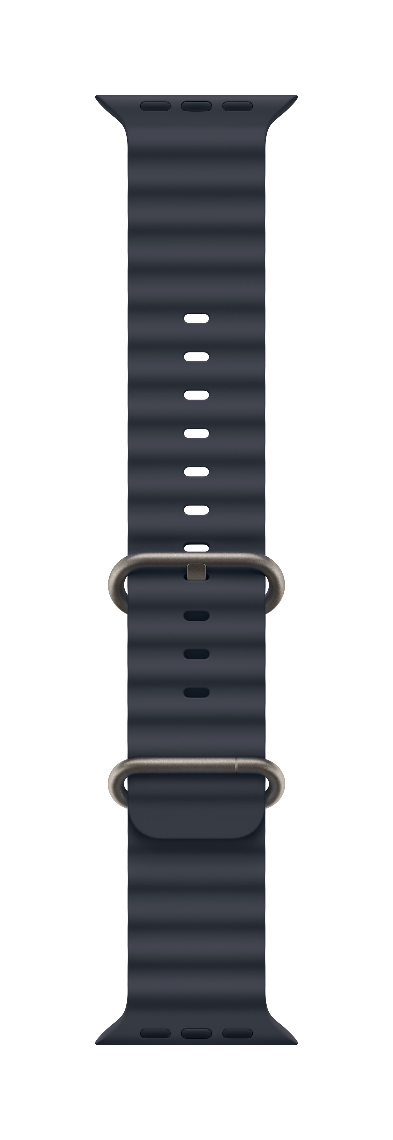 Apple 49mm Navy Ocean Band Black Titanium Finish
