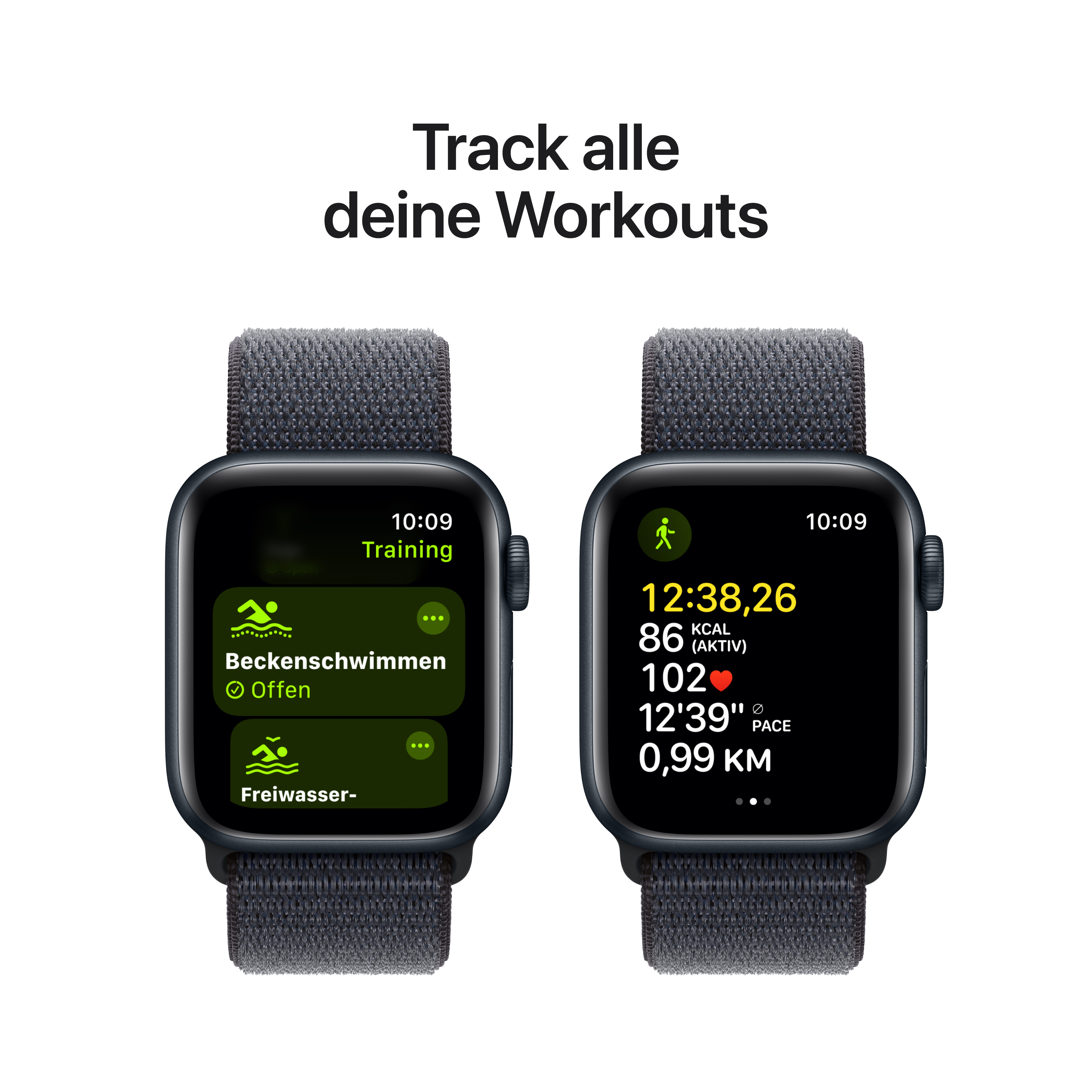Apple Watch SE GPS 40mm Alu Midnight Ink Sport Loop