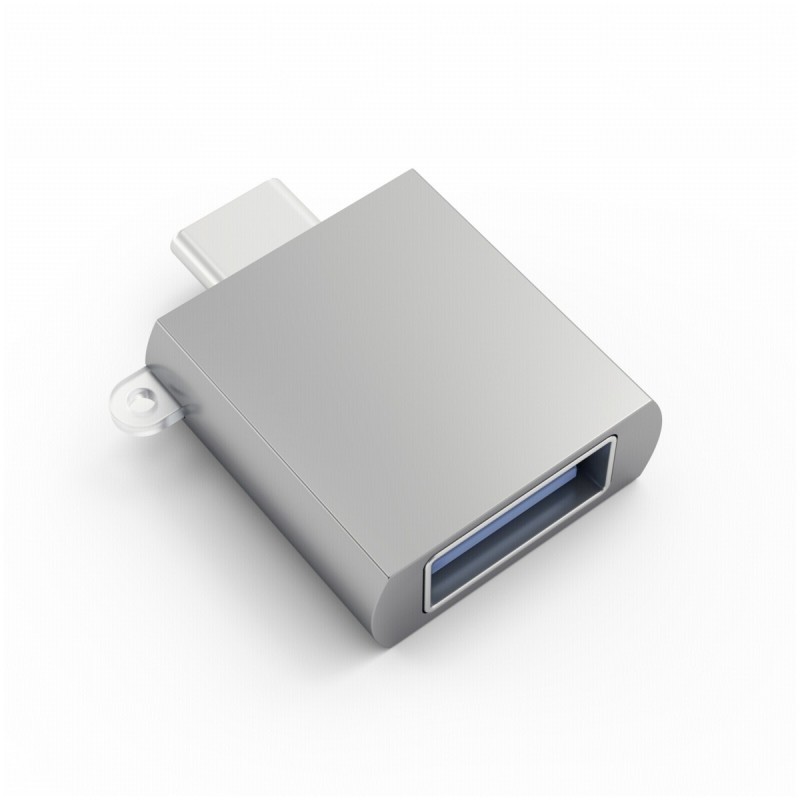 Satechi Aluminum Type-C to Type-A USB Adapter, silver