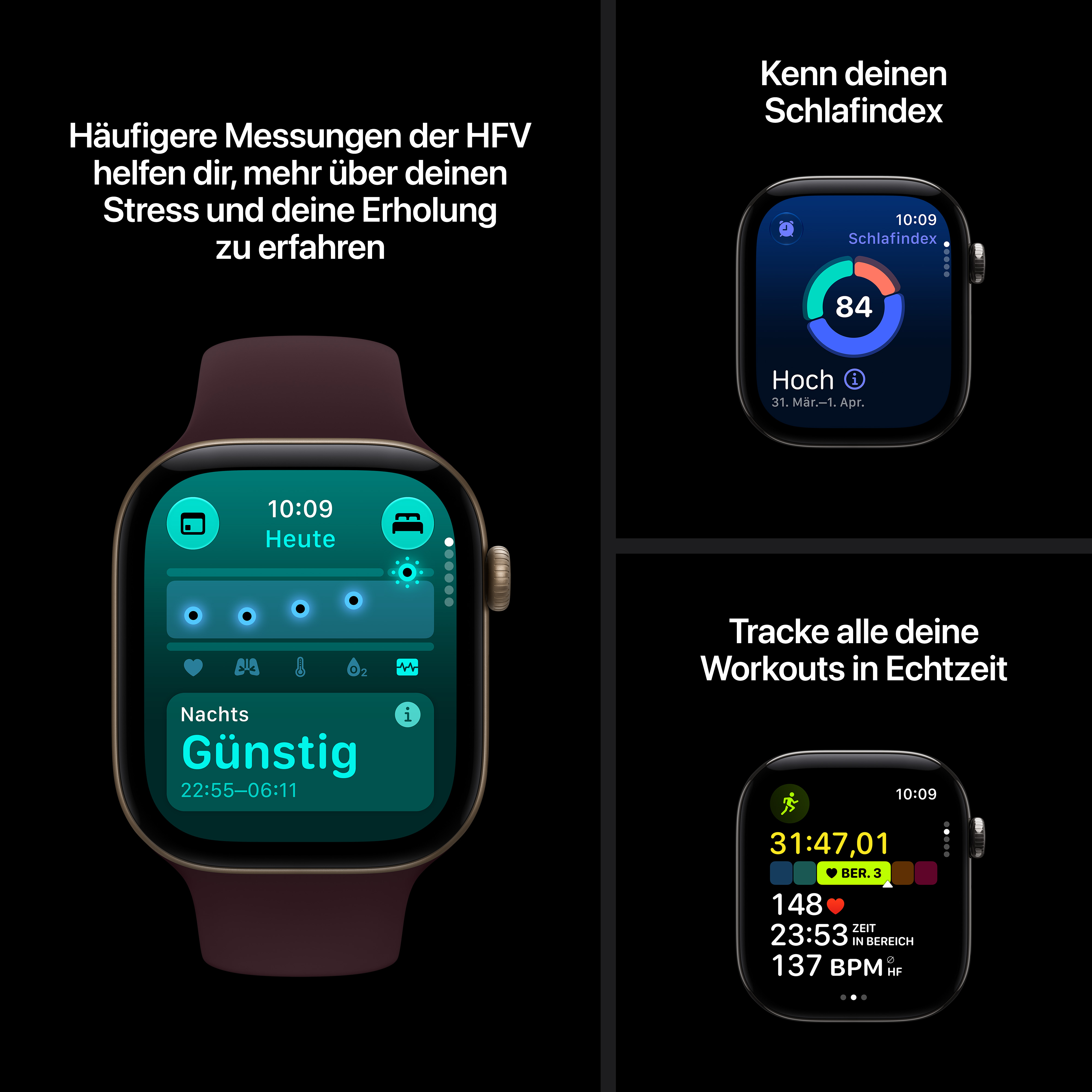 Apple Watch S12 GPS 46mm Dark Bronze Alu Case with Dark Bronze Milanese Loop M/L