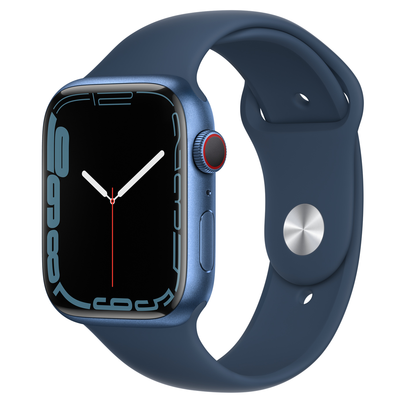 Apple Watch Ser7 Alu GPS + Cell Blue 41 mm Abyss Blue Sport Band Regular