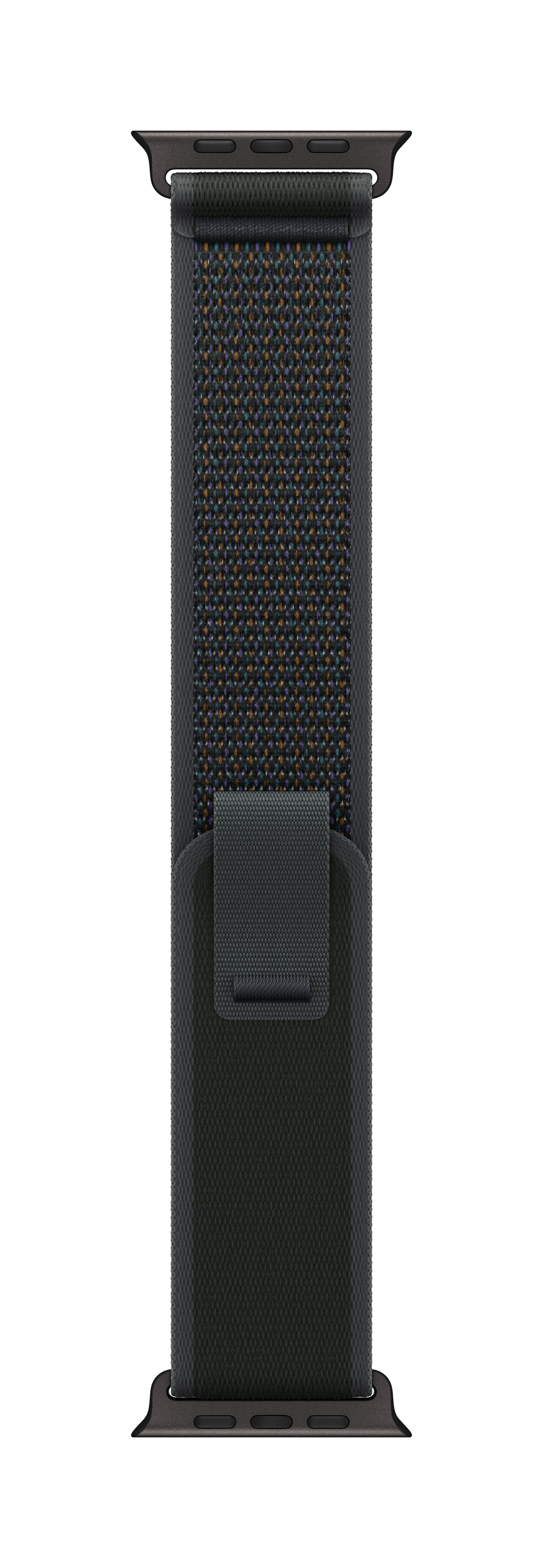 Apple 49mm Blue Trail Loop M/L Black Titanium Finish