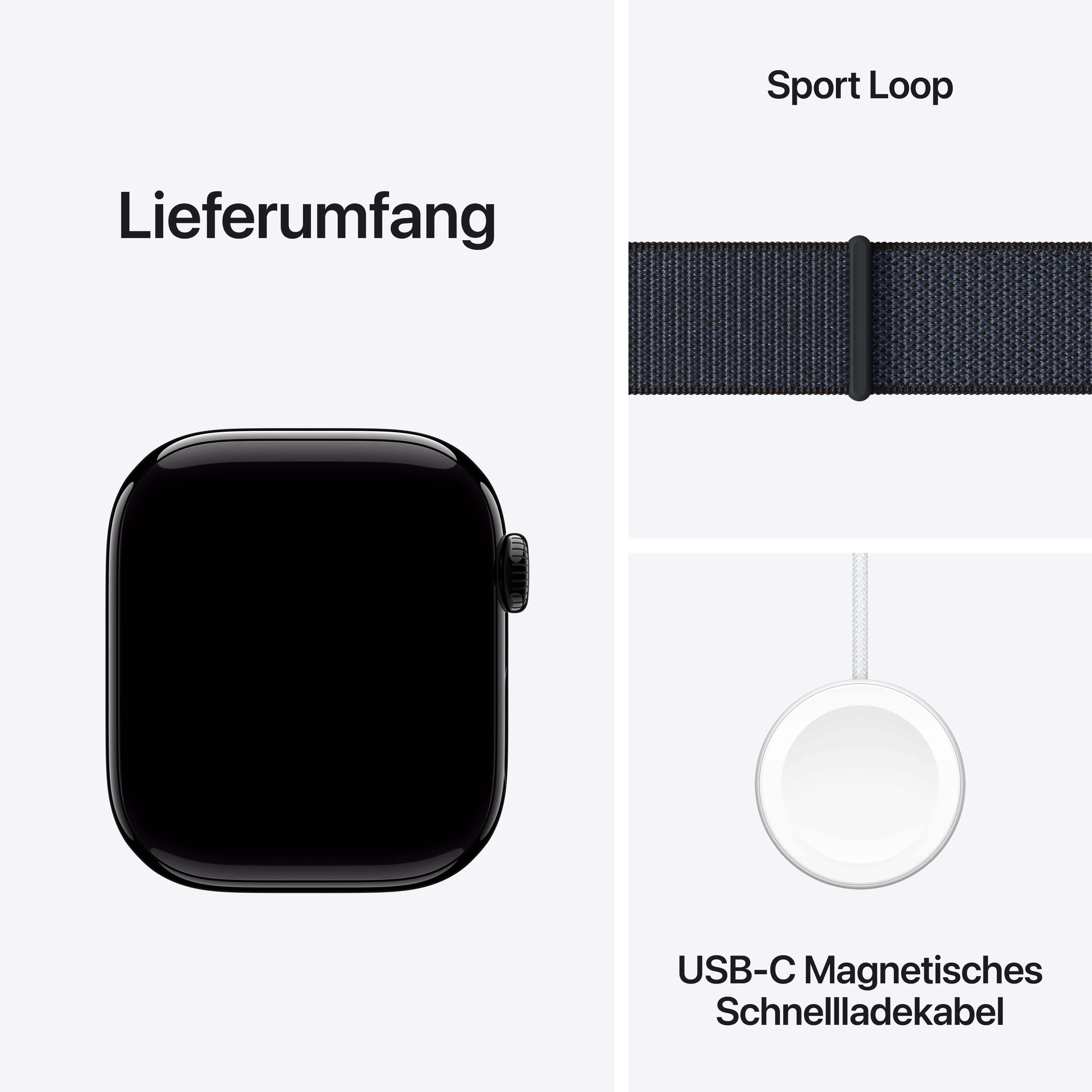 Apple Watch S10 Cell. 42 mm Alu Jet Black Ink Sport Loop Apple Watch S10 Cell. 42 mm Alu Jet Black Ink Sport Loop