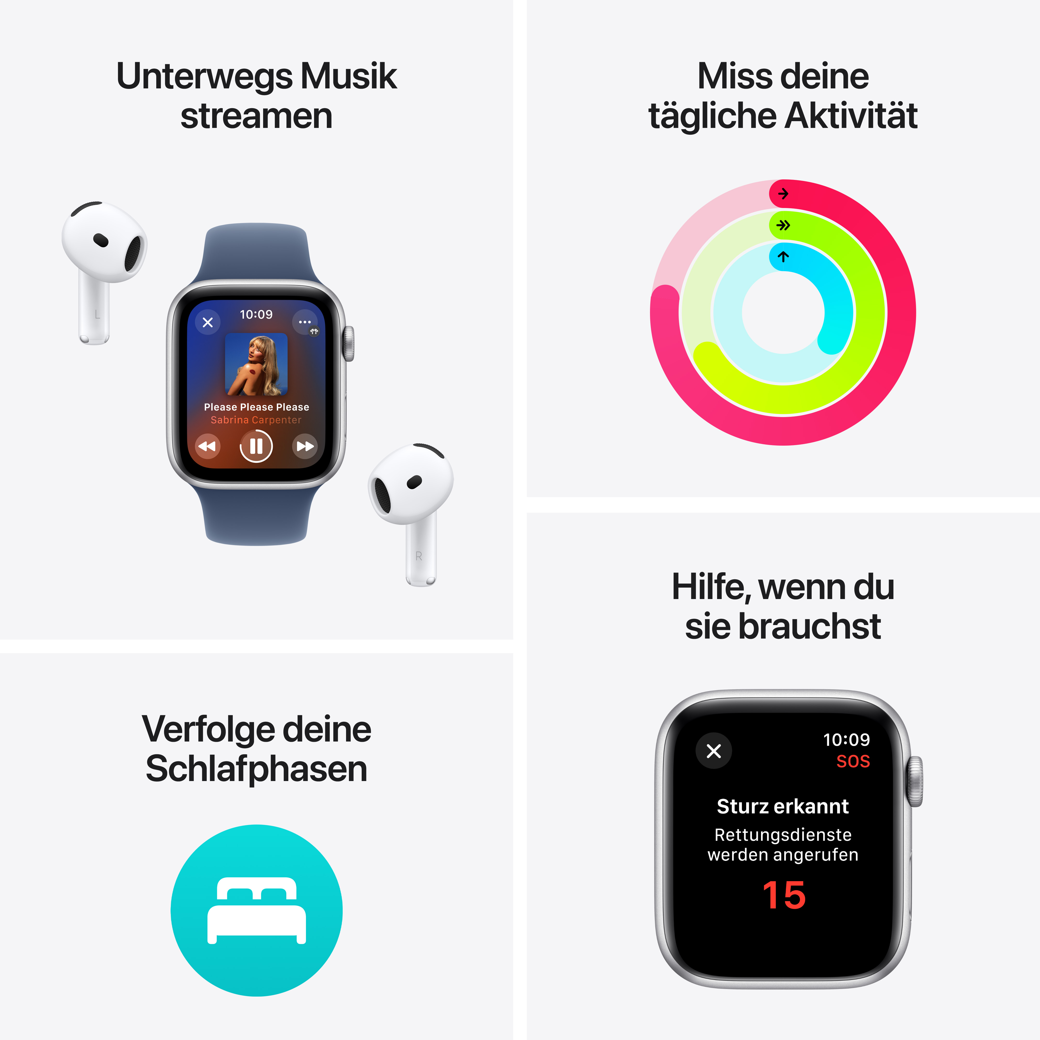 Apple Watch SE Cel 40mm Alu Starlight Sport Band M/L