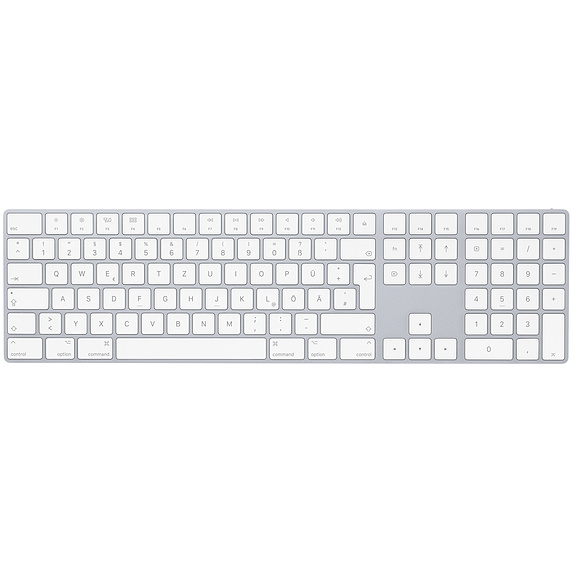 Apple Magic Keyboard with Numeric Keypad, German, Silver