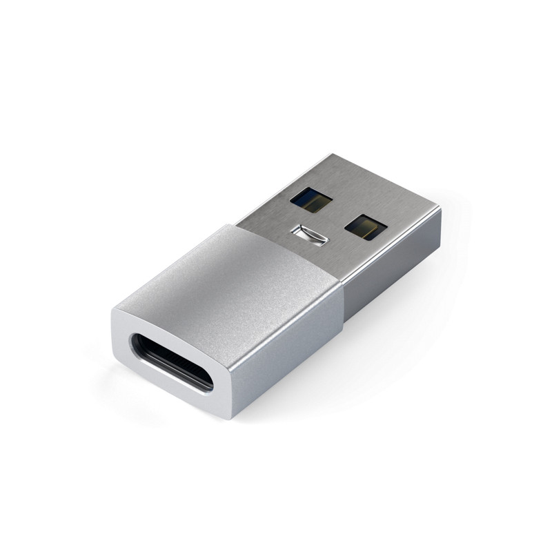 Satechi  Aluminium Type-A to Type-C USB Adapter, silver