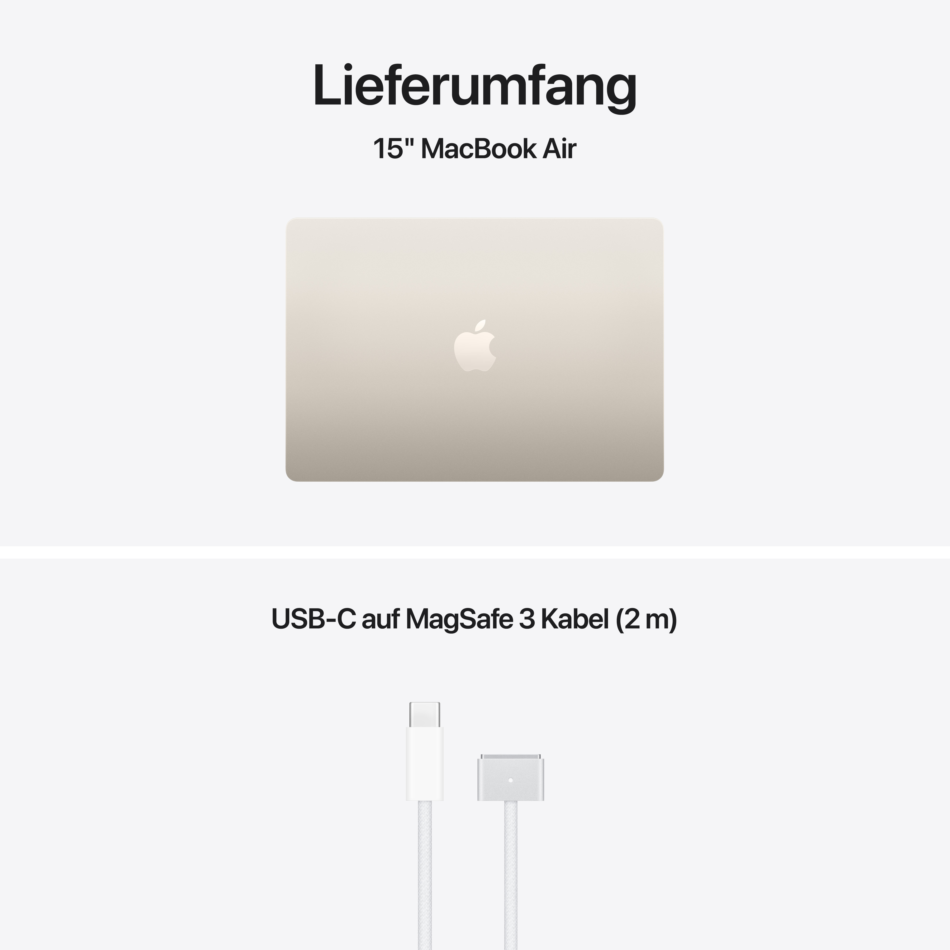 Apple MacBook Air 15" M5 10C/10C 16GB/1TB SSD/Starlight