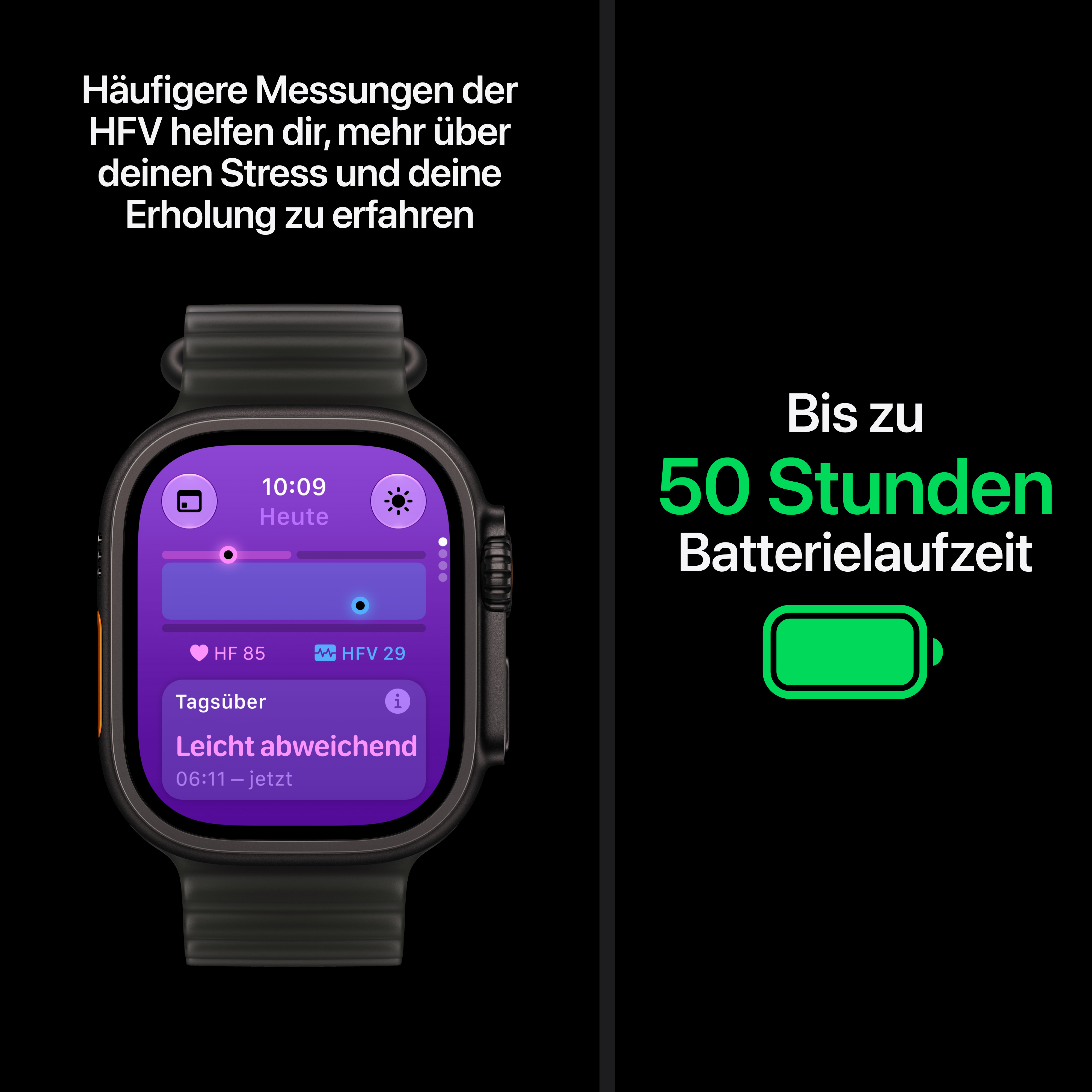 Apple Watch Ultra 4 Cell. 49mm Natural Titanium Case with Translucent Grey Ocean Band
