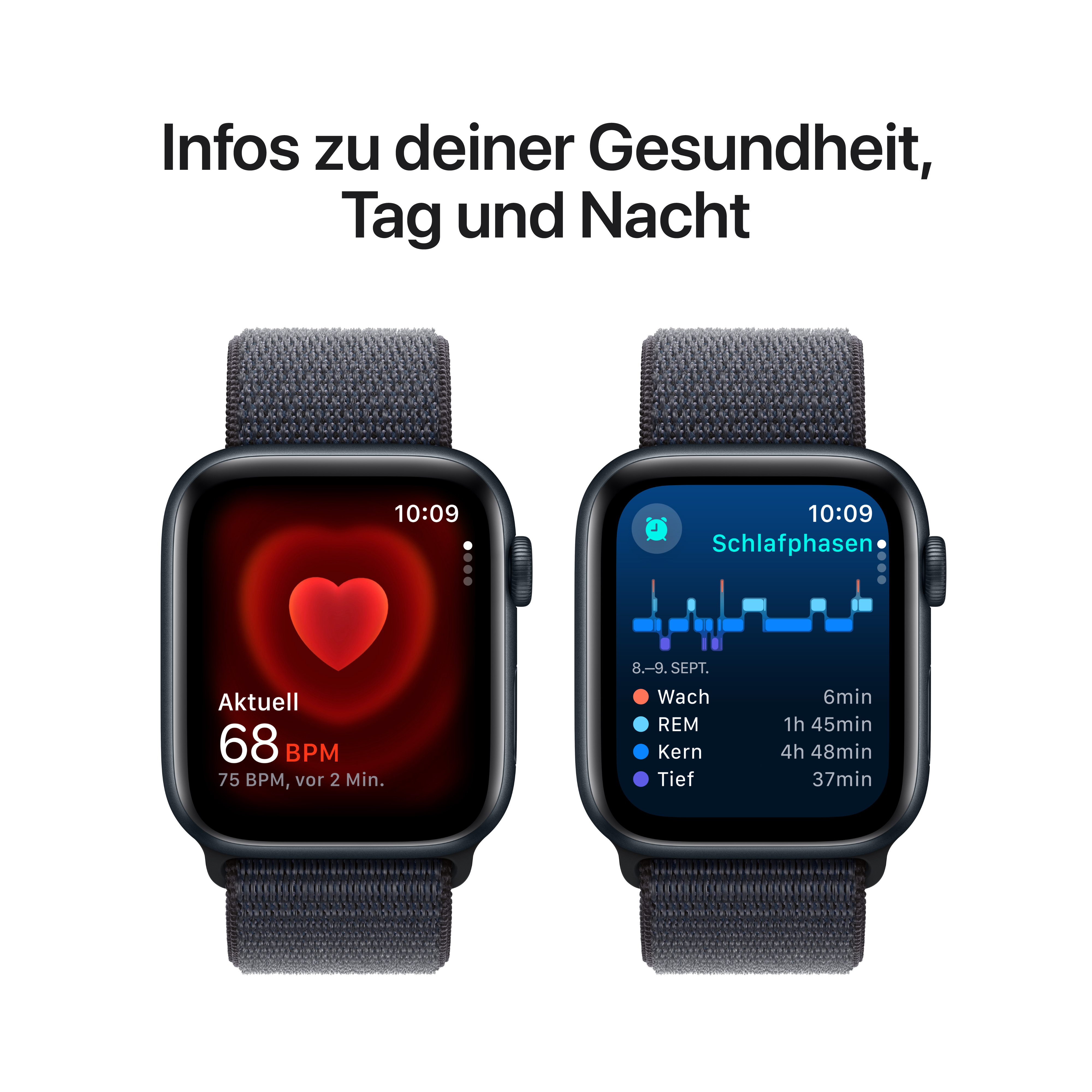 Apple Watch SE GPS 44mm Alu Ink Sport Loop